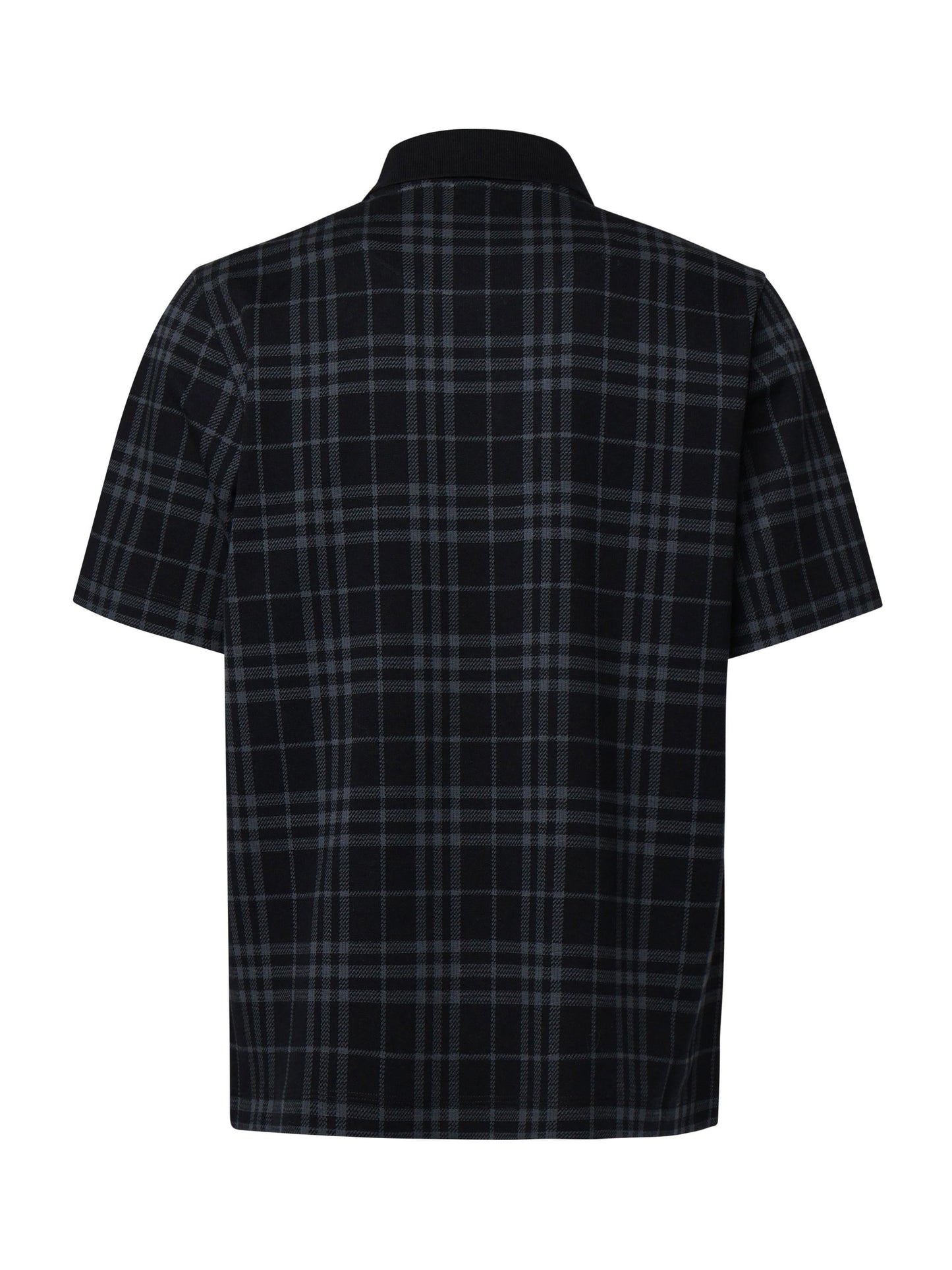 Polo in misto cotone stretch Check