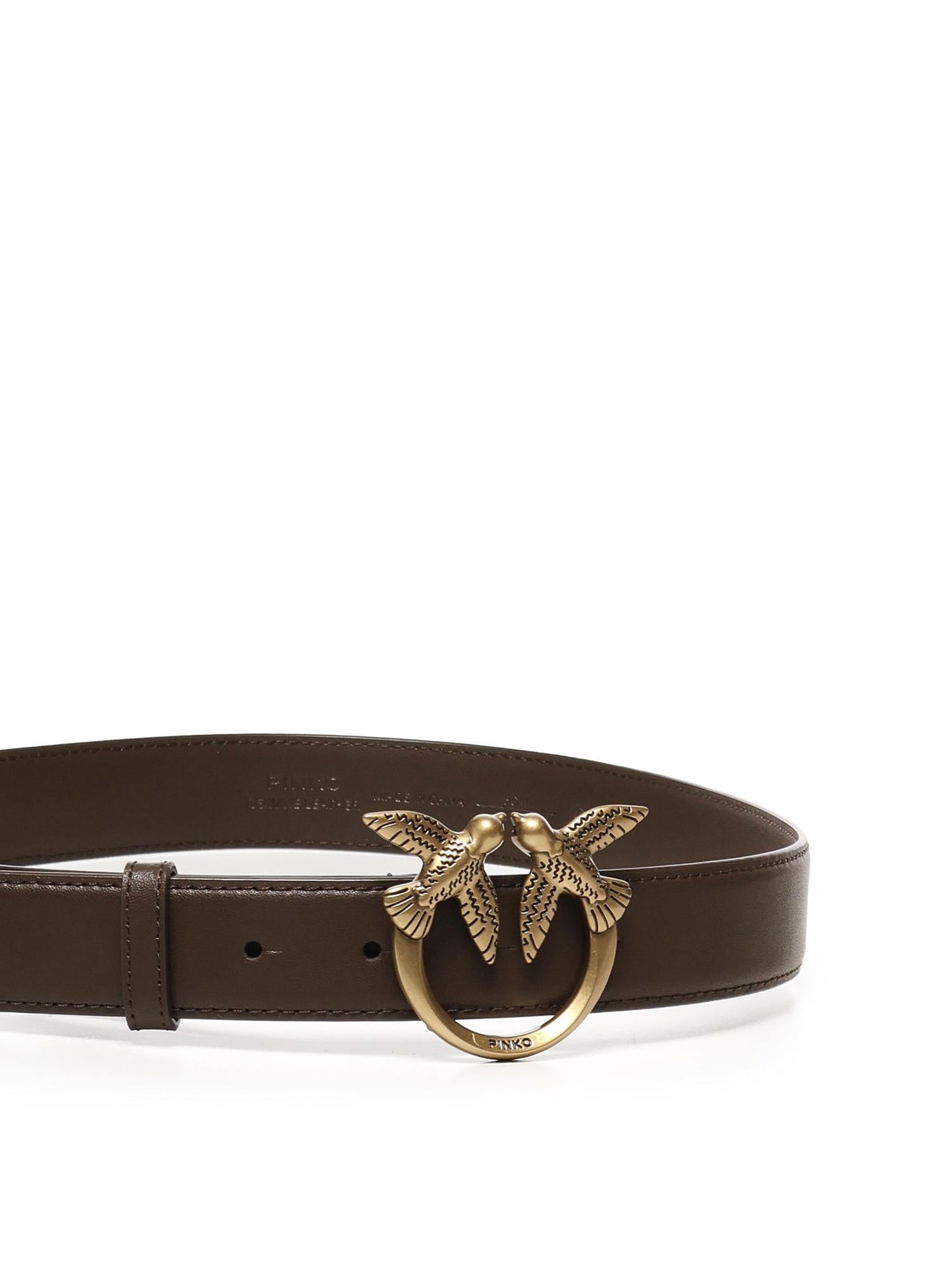 Cintura Love Birds in pelle