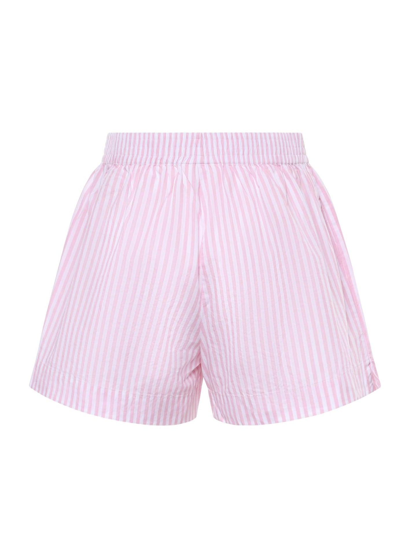 Shorts in cotone a righe