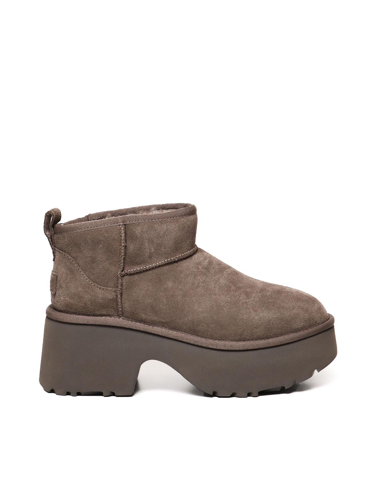Ultra mini new heights boots in suede