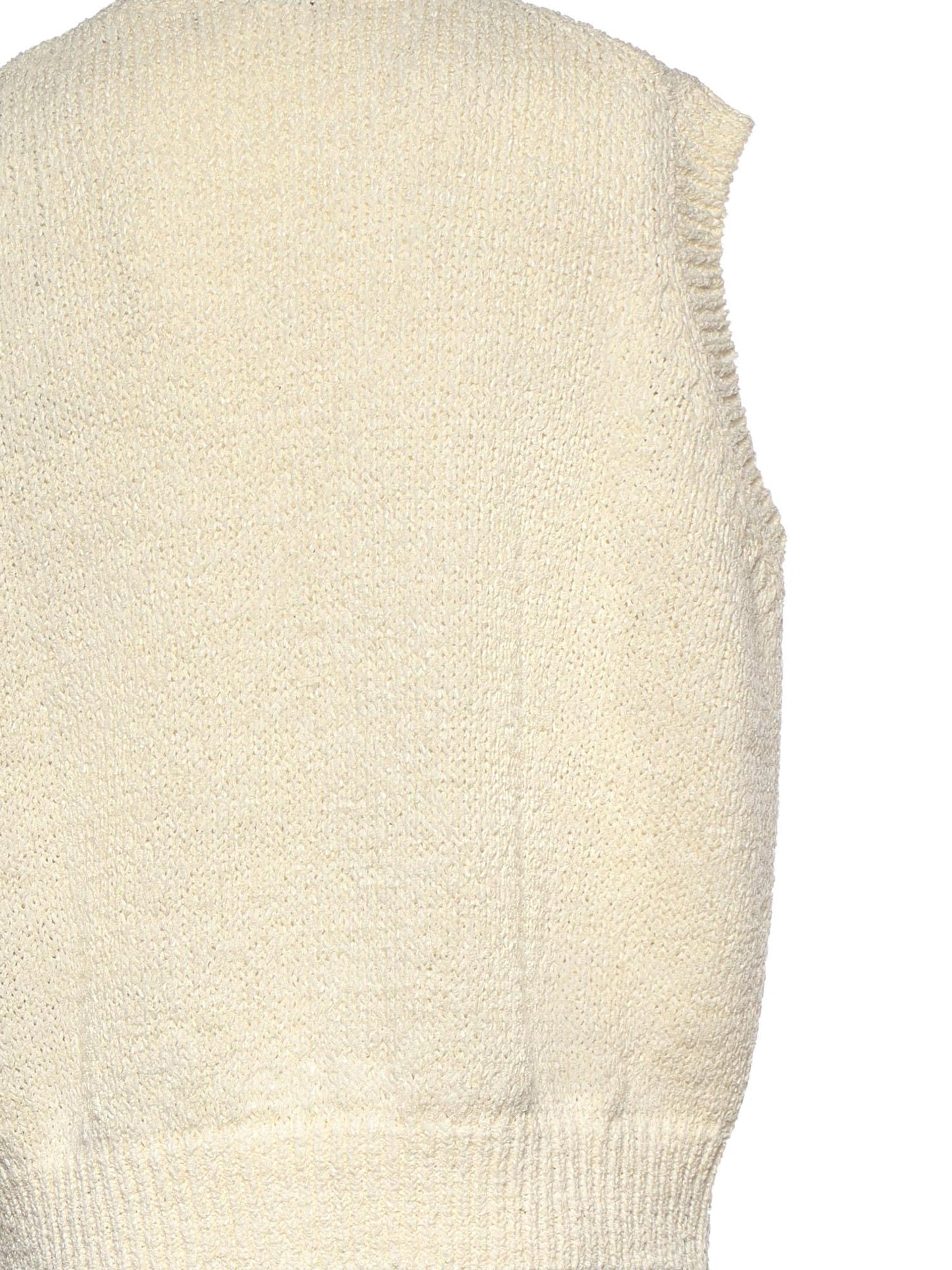 Gilet in filato di misto cotone e nylon