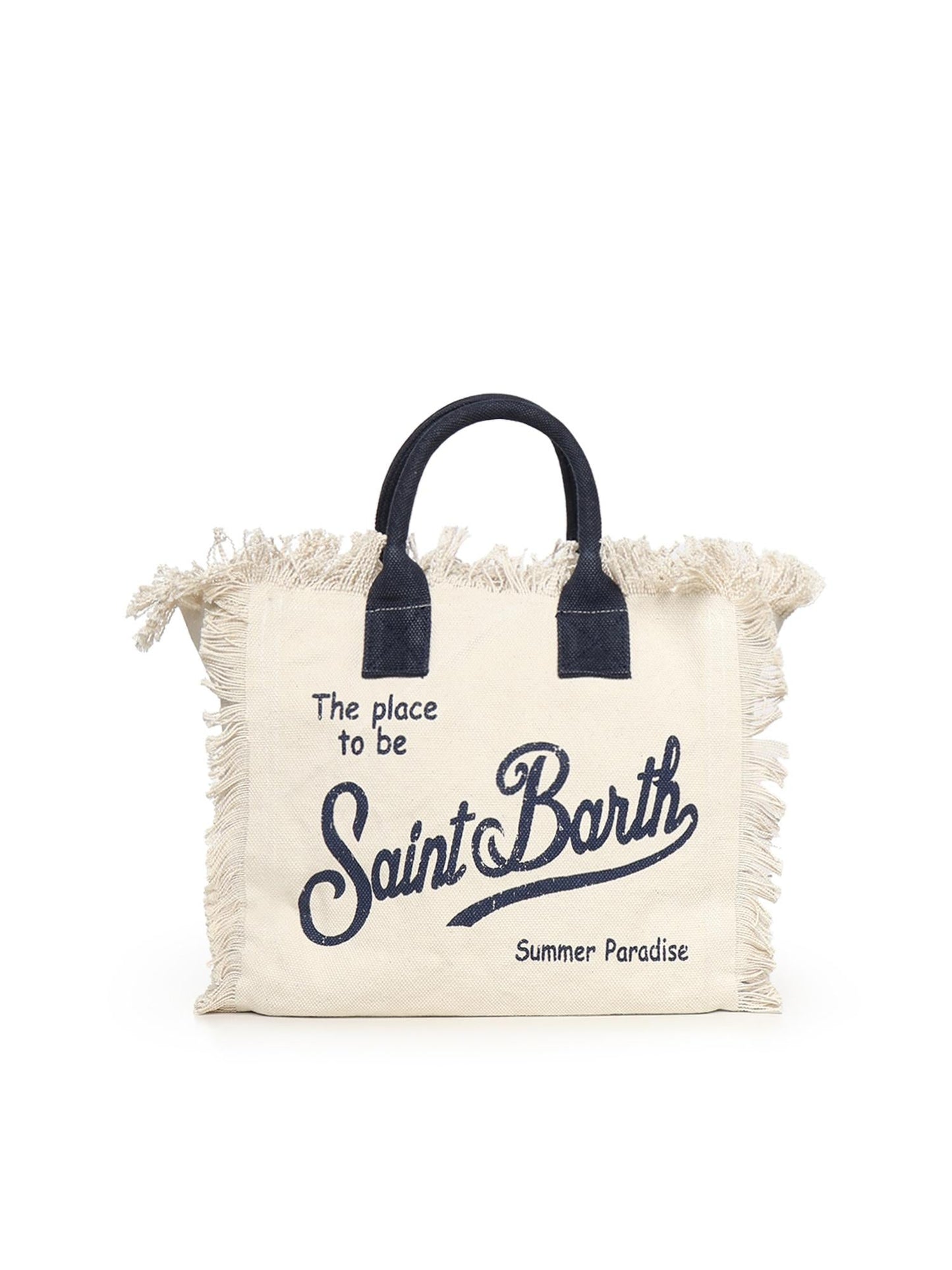 Borsa Colette in canvas con frange