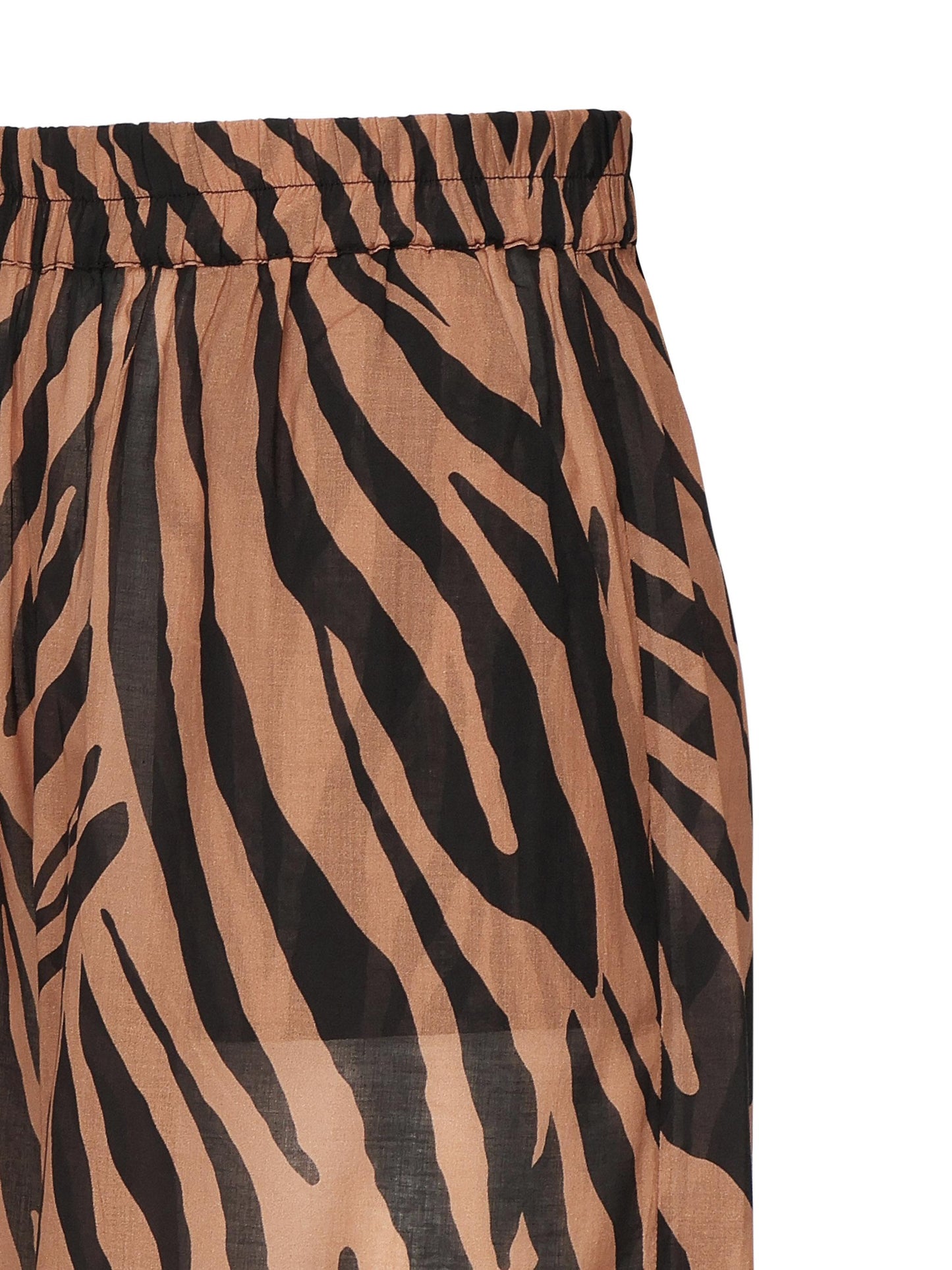 Pantaloni a gampa ampia Wiley con stampa zebra