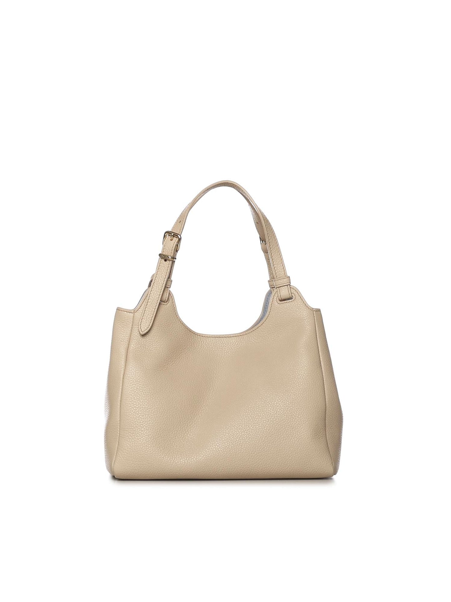 Borsa in pelle con logo