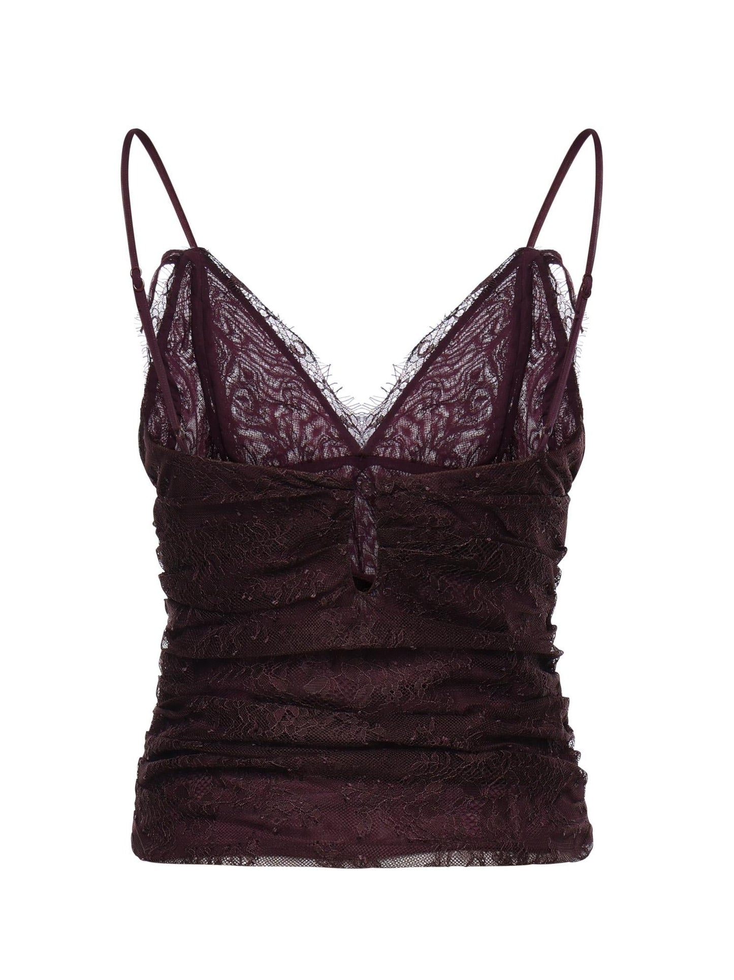 Top in pizzo floreale