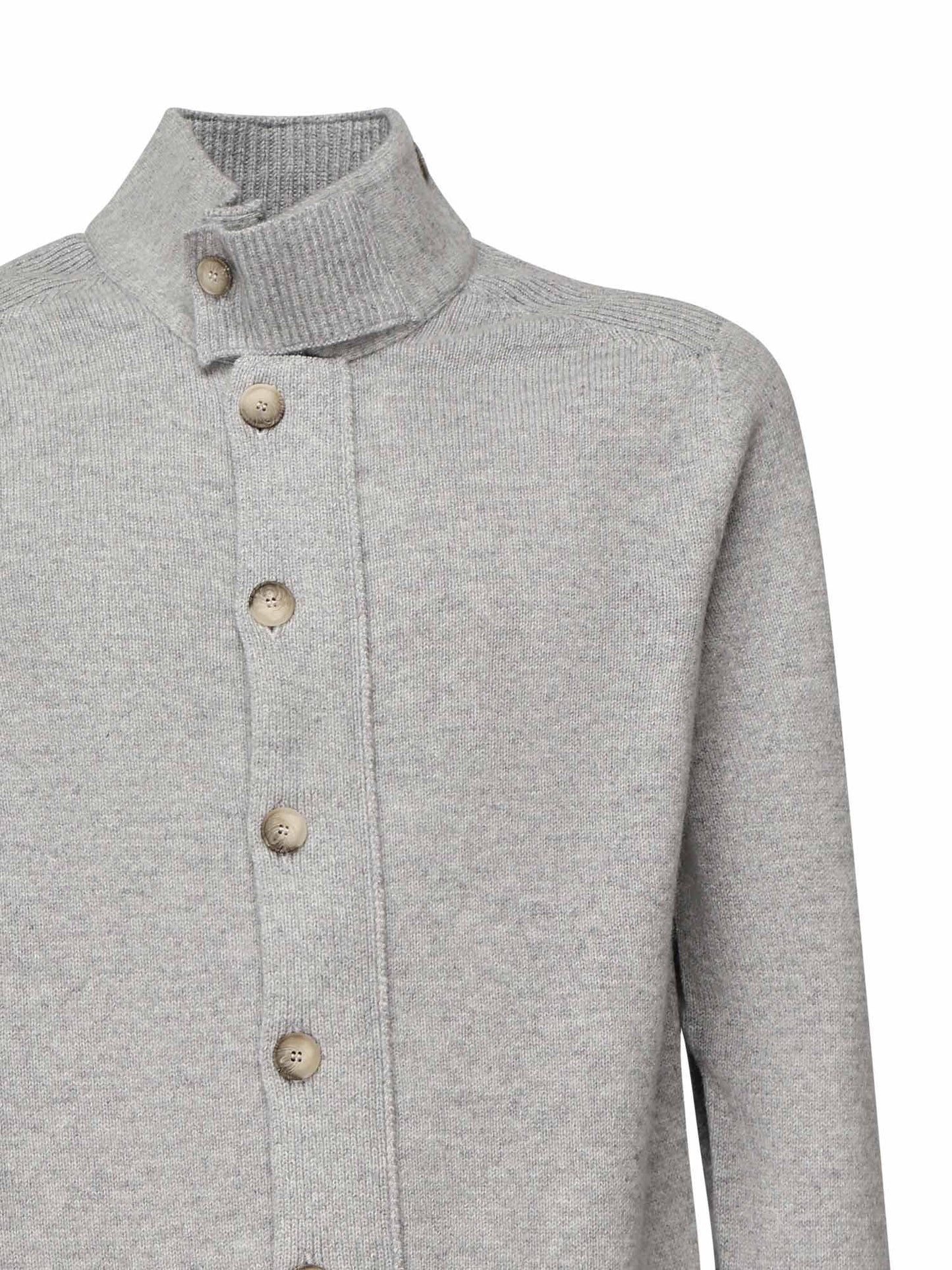 Giacca cardigan in misto lana