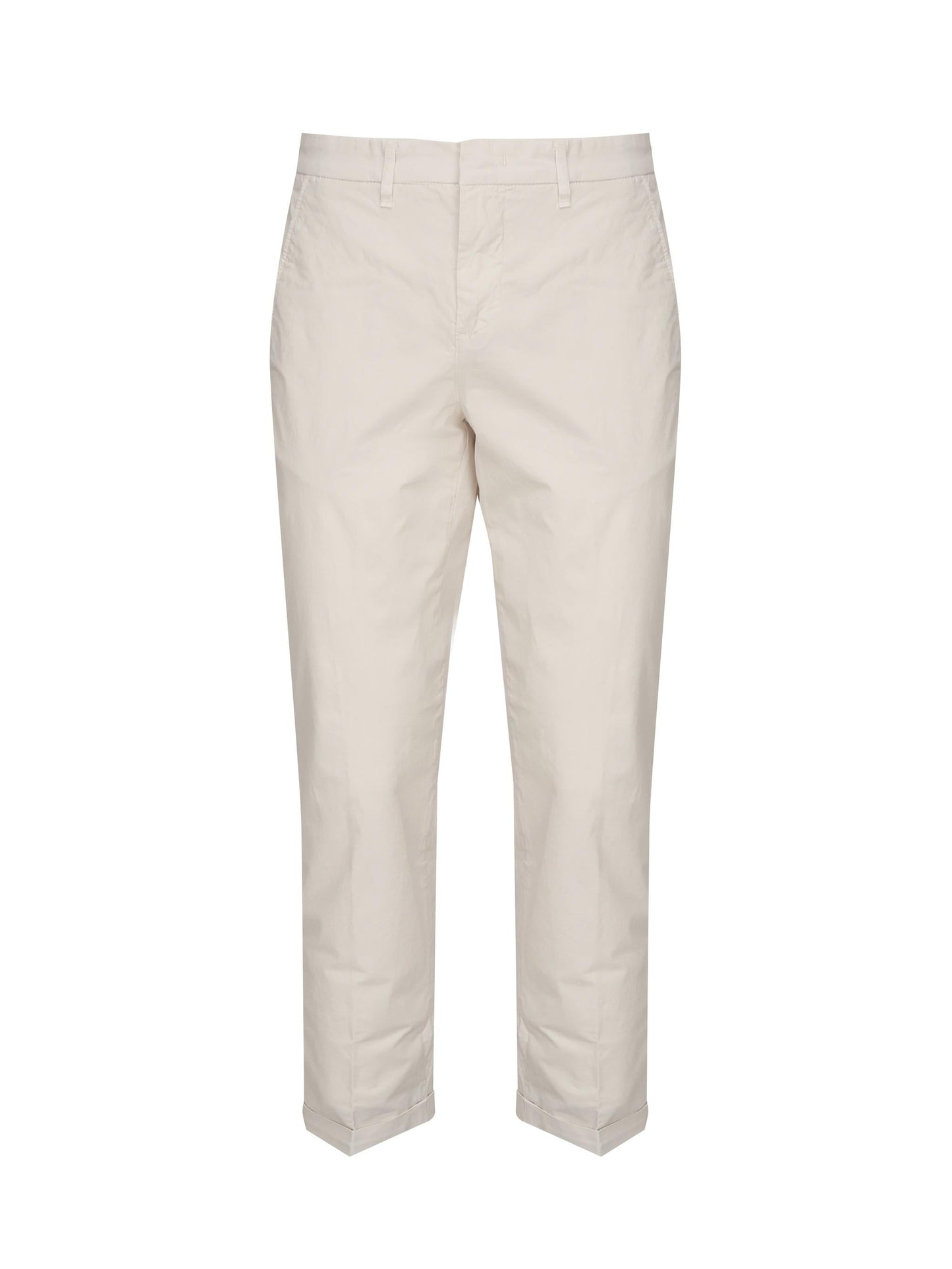Pantalone capri in popeline di cotone