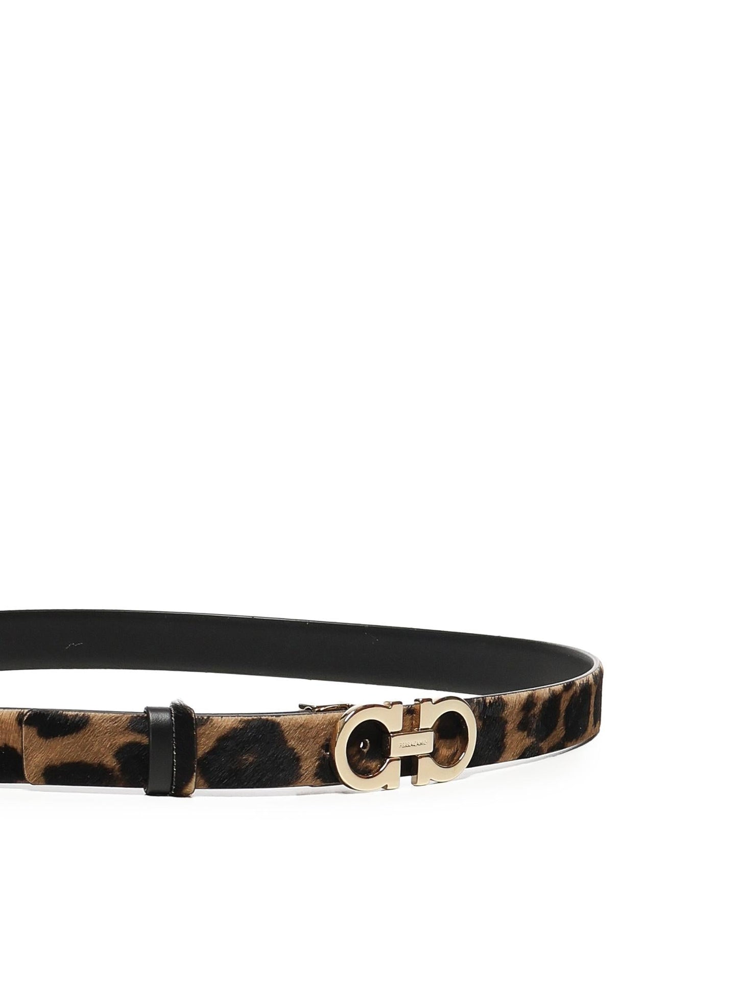 Cintura Gancini animalier