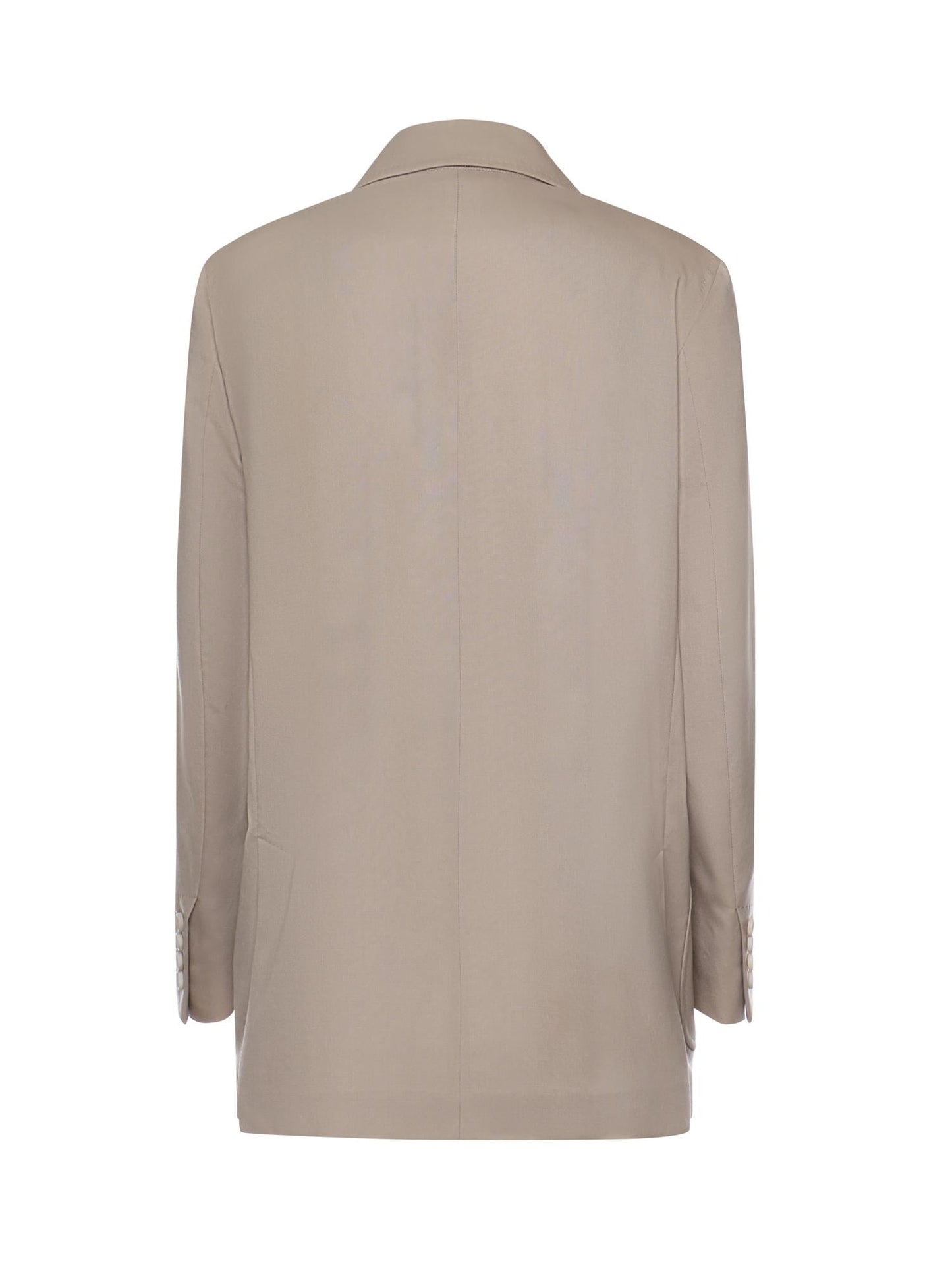 Blazer monopetto in misto lana