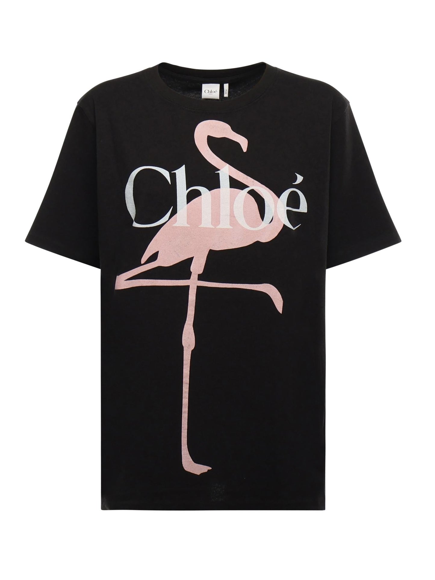 T-shirt in jersey di cotone con logo