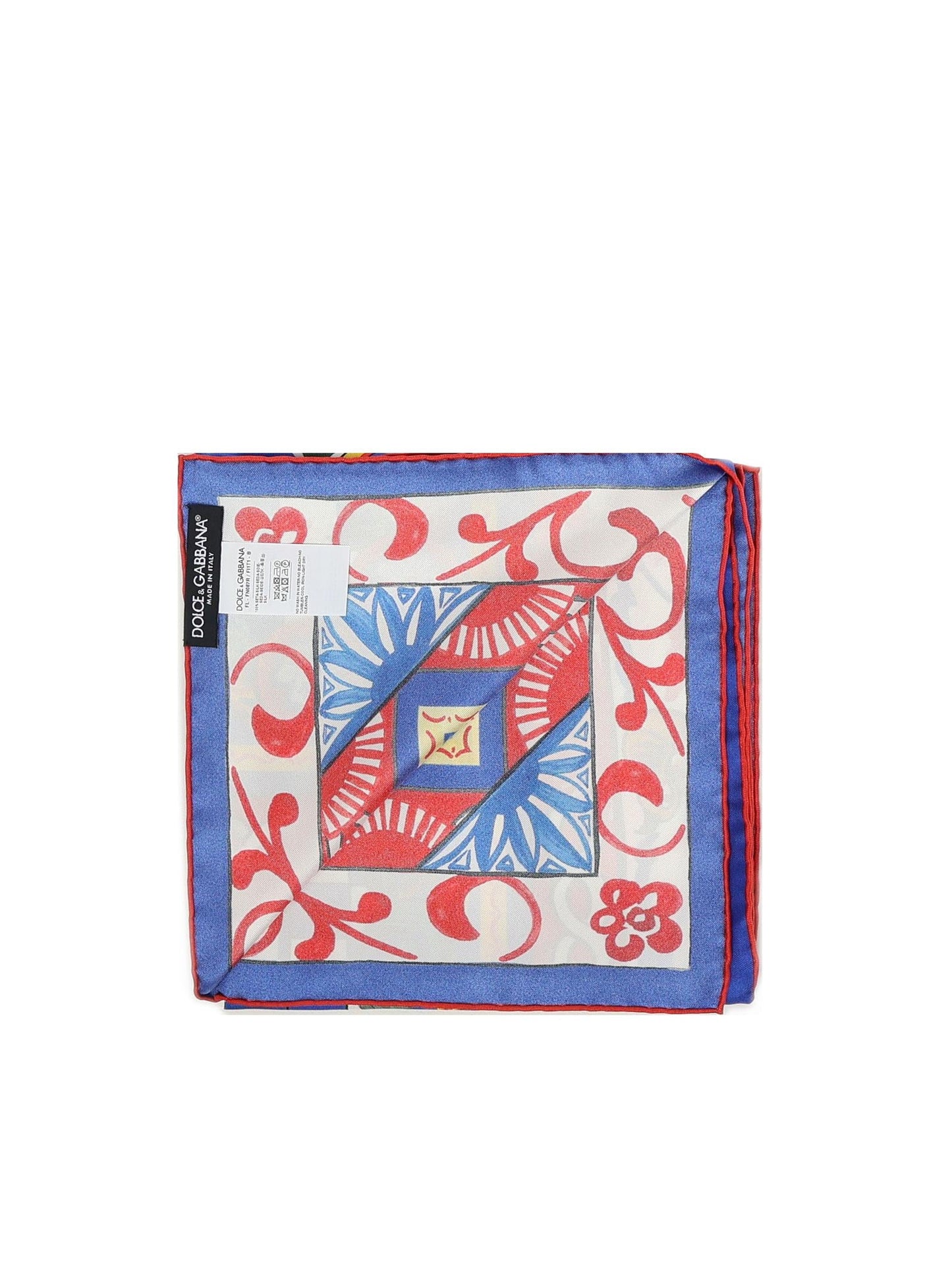 Foulard con stampa Carretto
