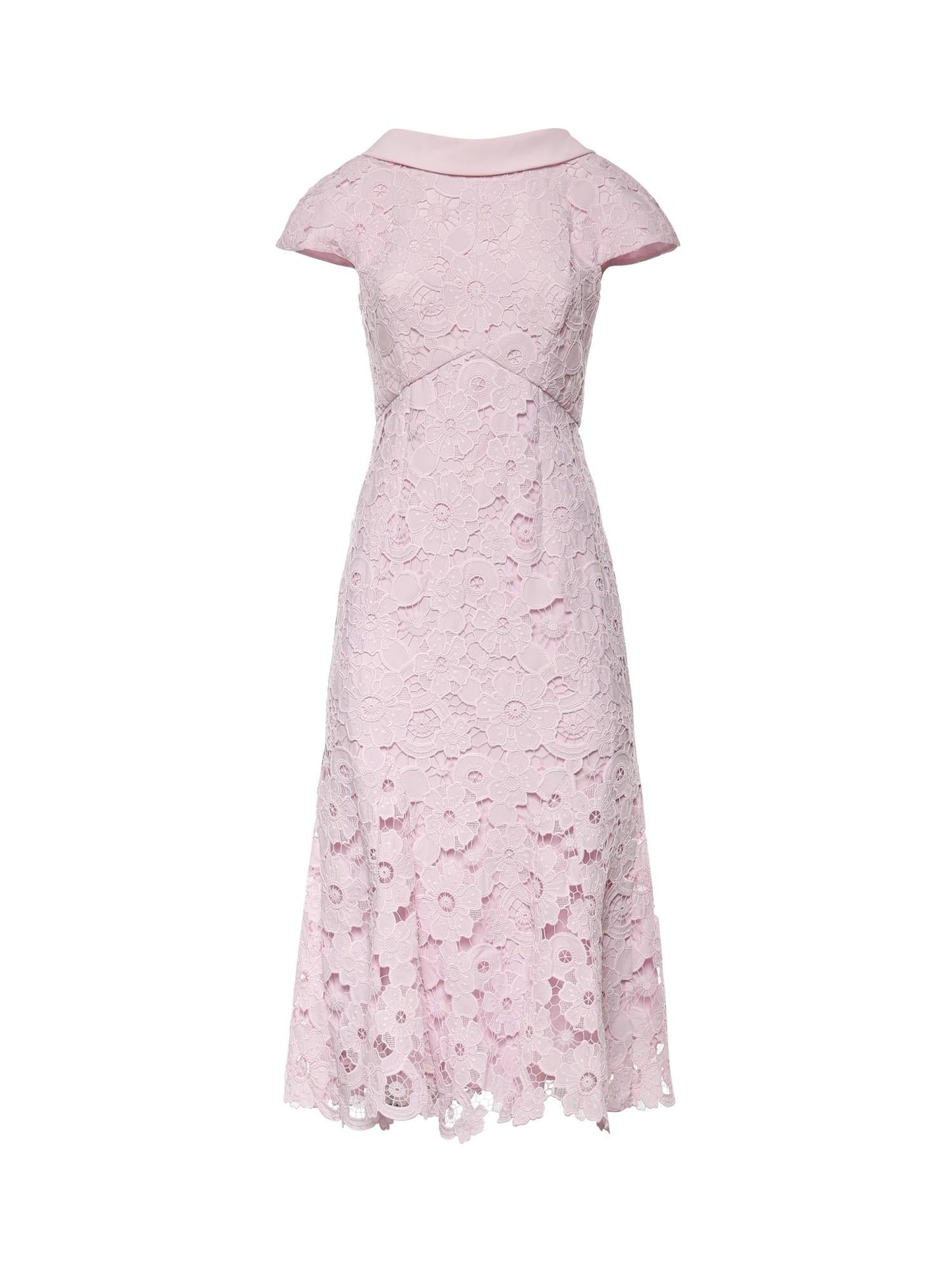 Abito midi in pizzo