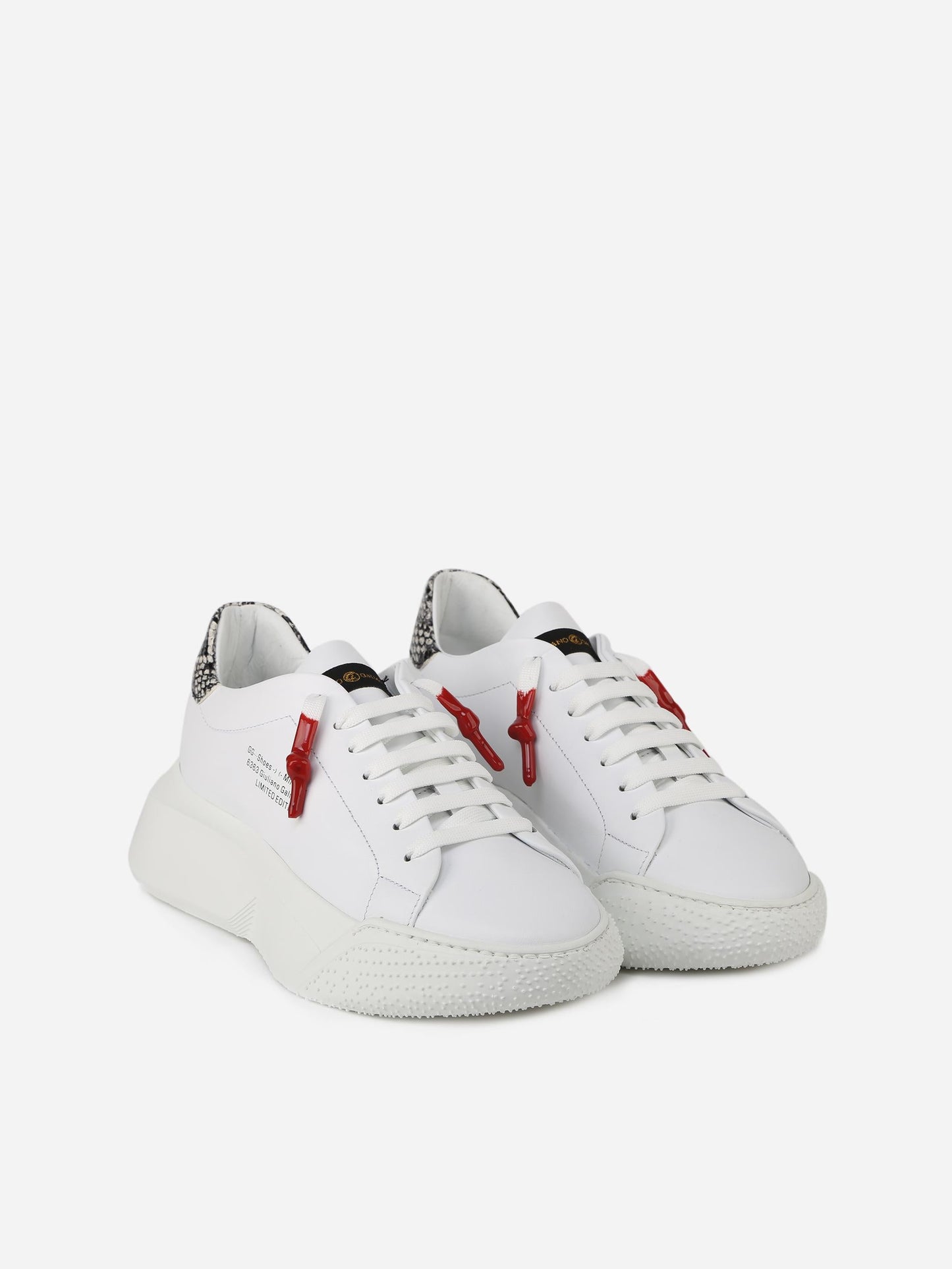 Sneakers Nemesis in nappa con lacci cerati
