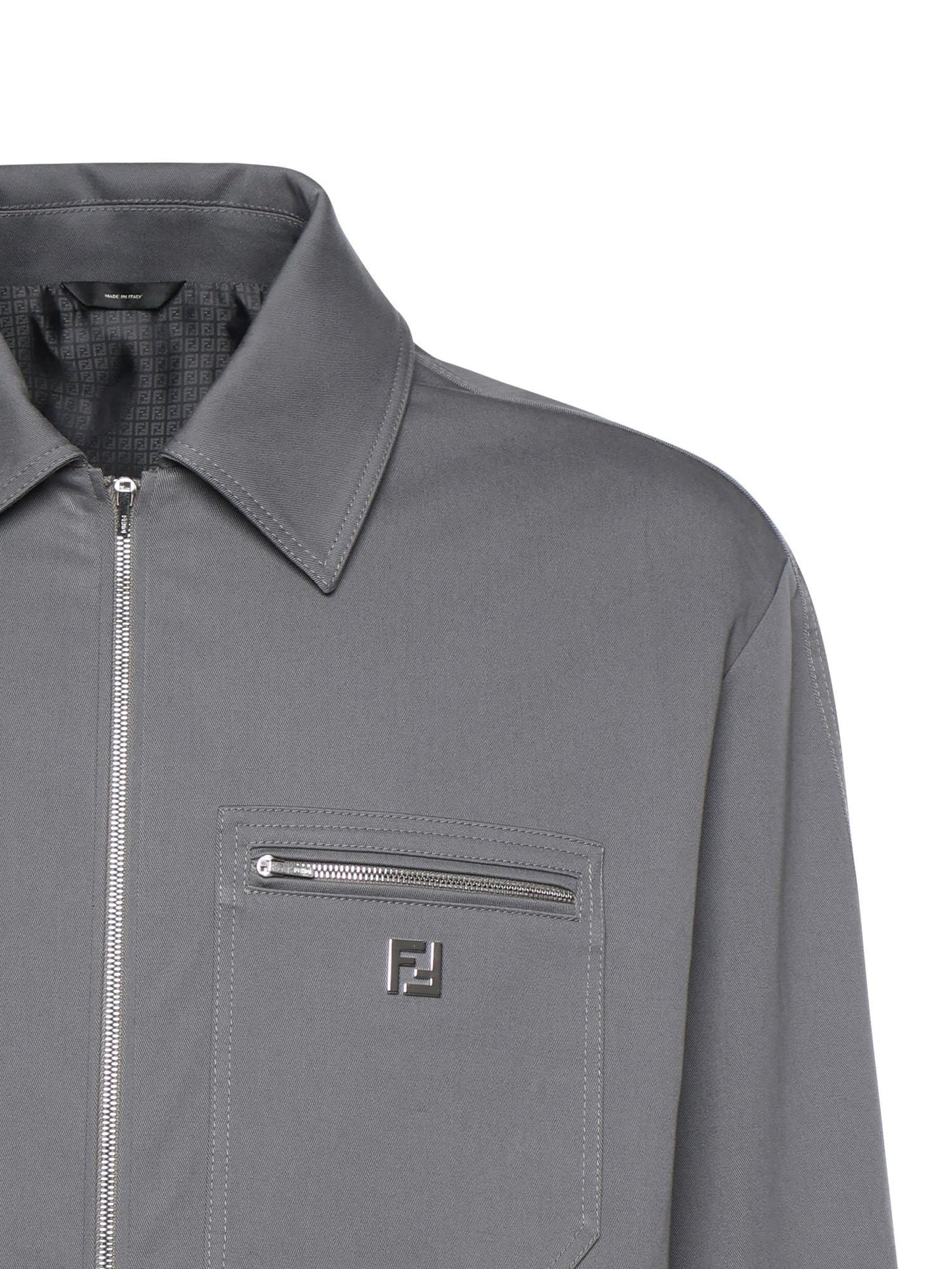 Blouson in gabardine stretch