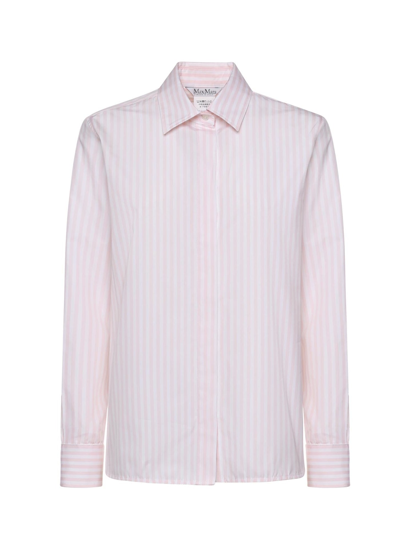 Camicia in popeline a righe