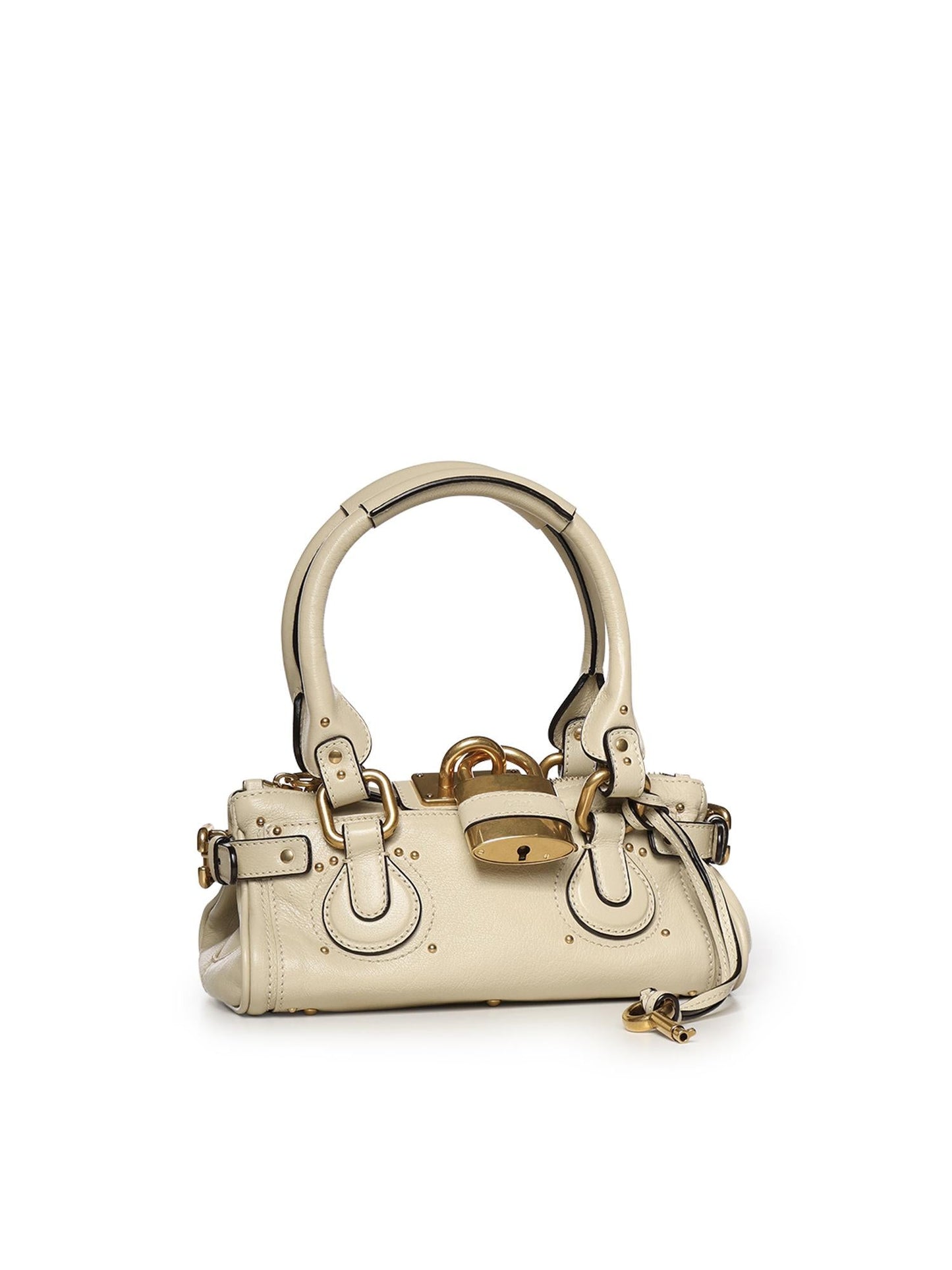 Borsa Paddington piccola in pelle granata