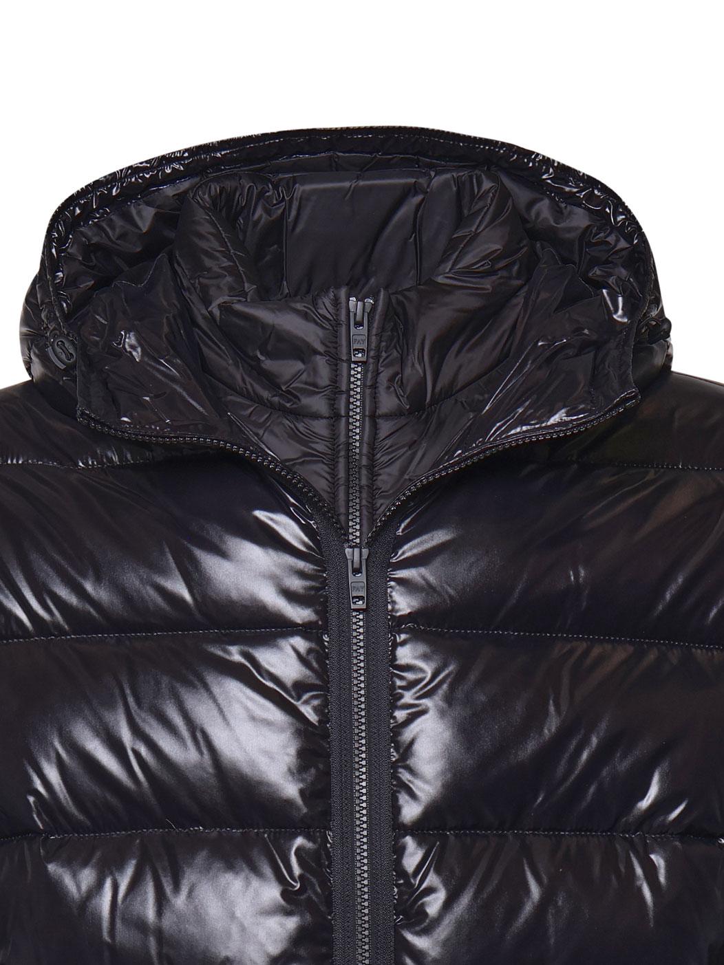 Giubbotto double front piuma in nylon