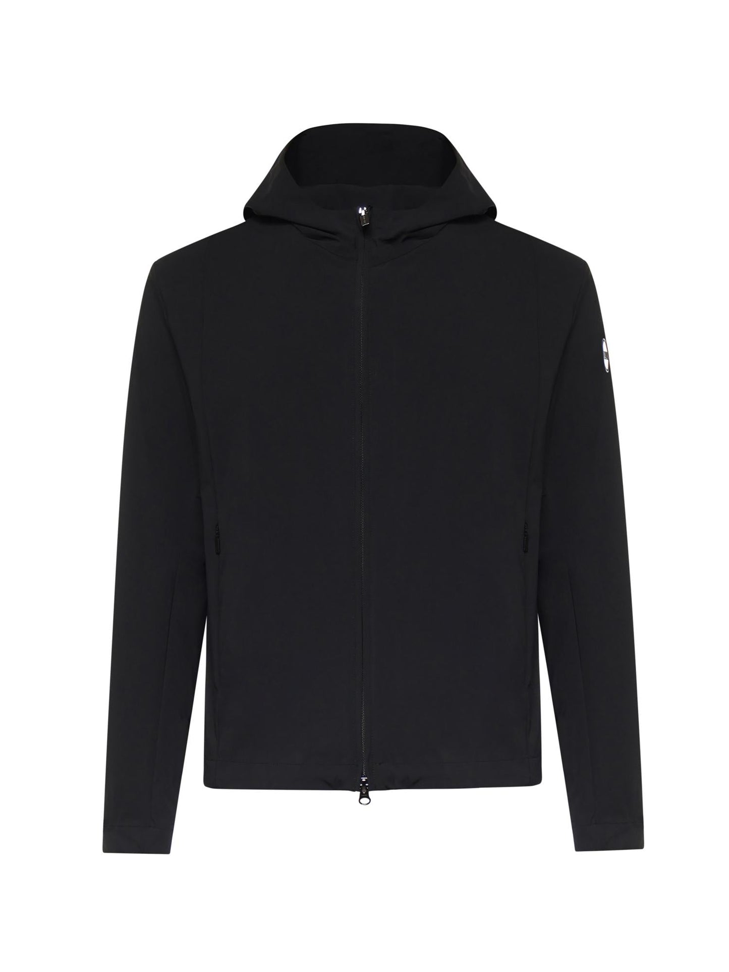 Giacca stretch con cappuccio