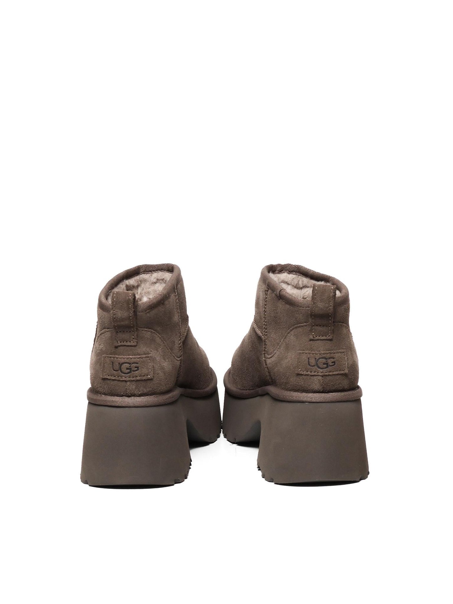 Ultra mini new heights boots in suede