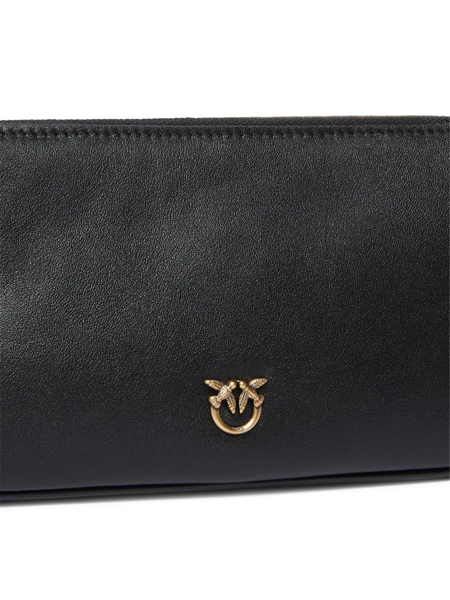 Borsa a tracolla Mini Half Moon Horizontal in pelle