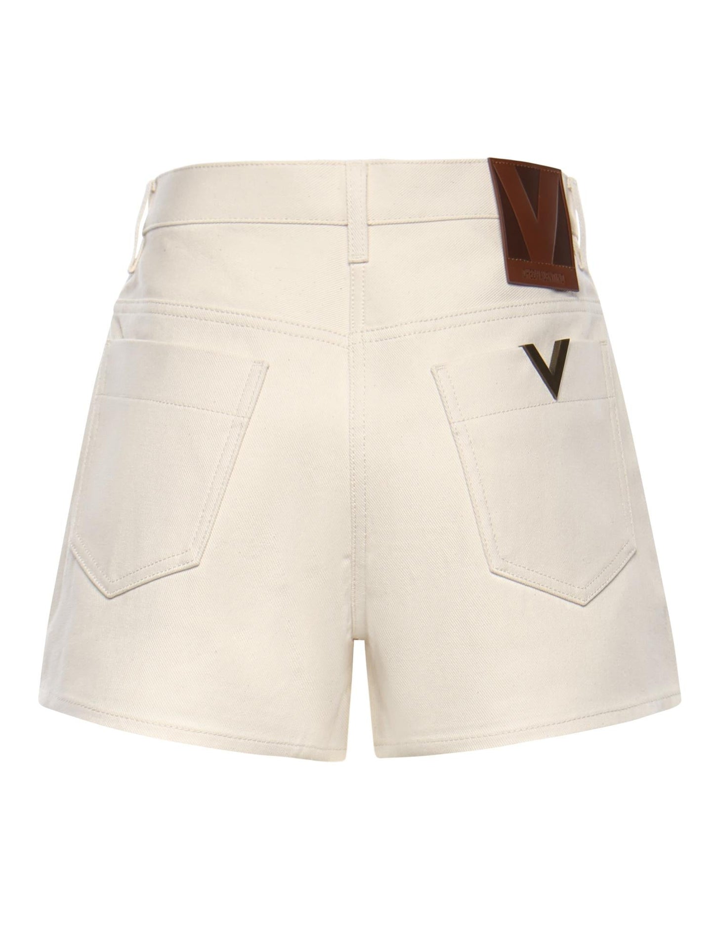 Shorts in denim di cotone