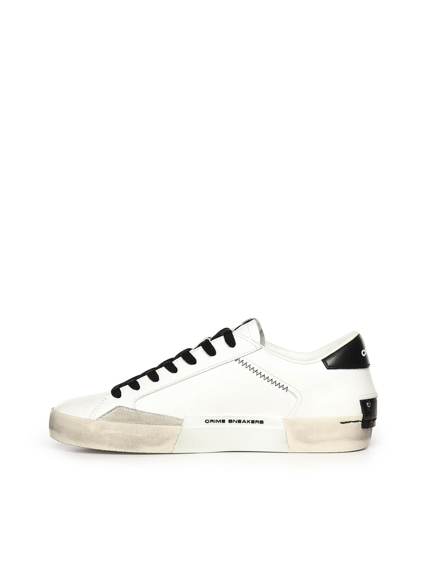 Sneaker Distressed in pelle
