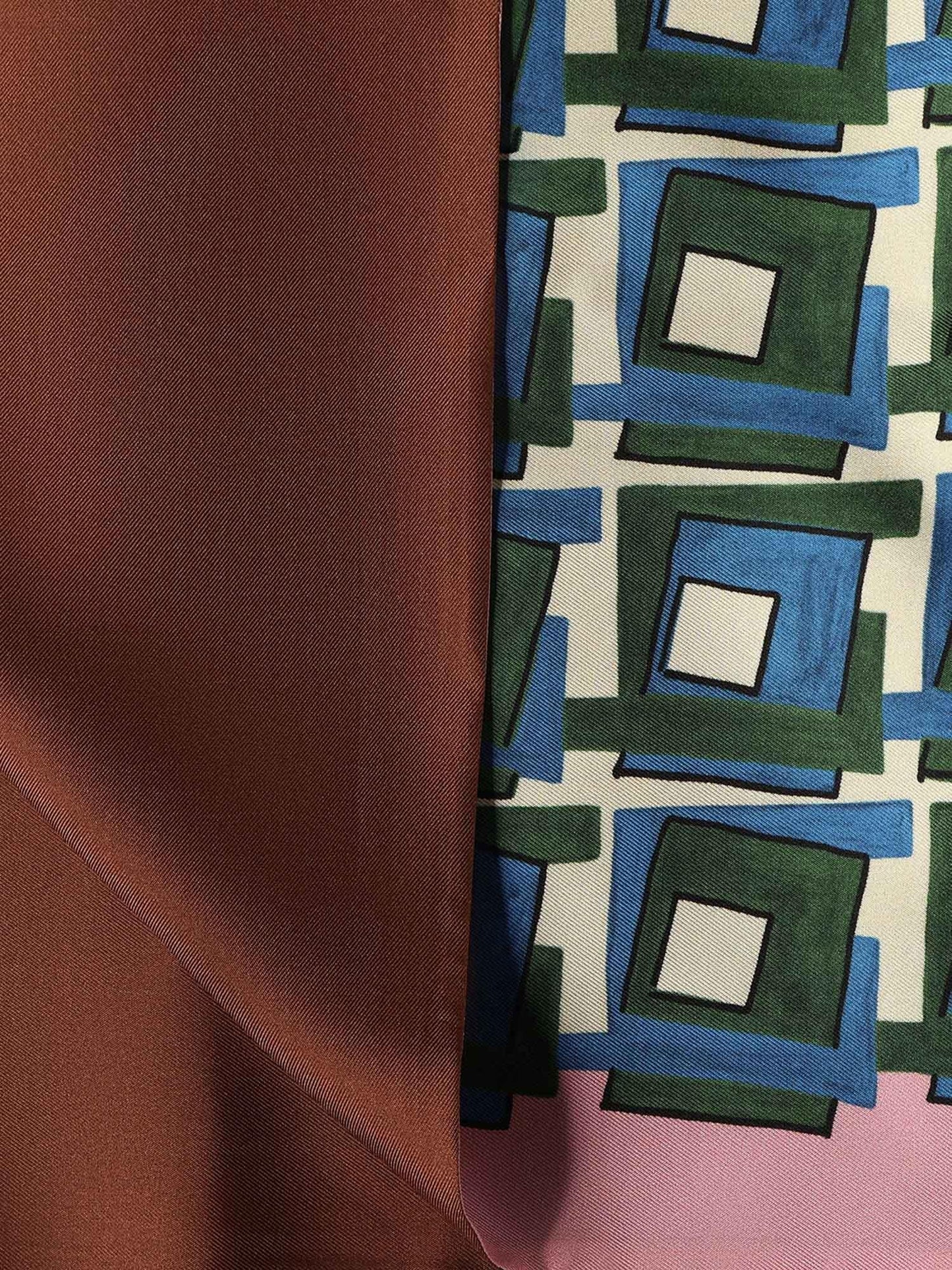 Foulard stampato in seta
