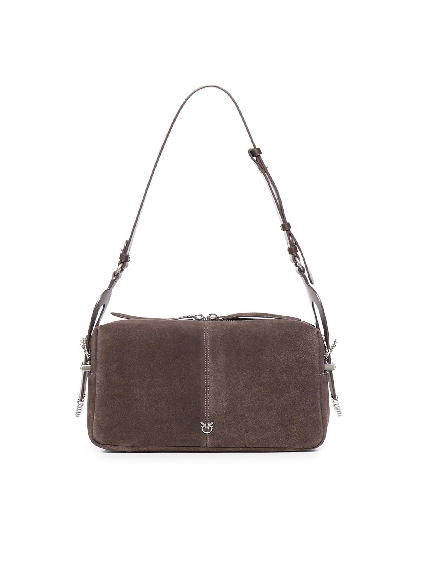 Borsa a spalla media Keeper Bag in suede