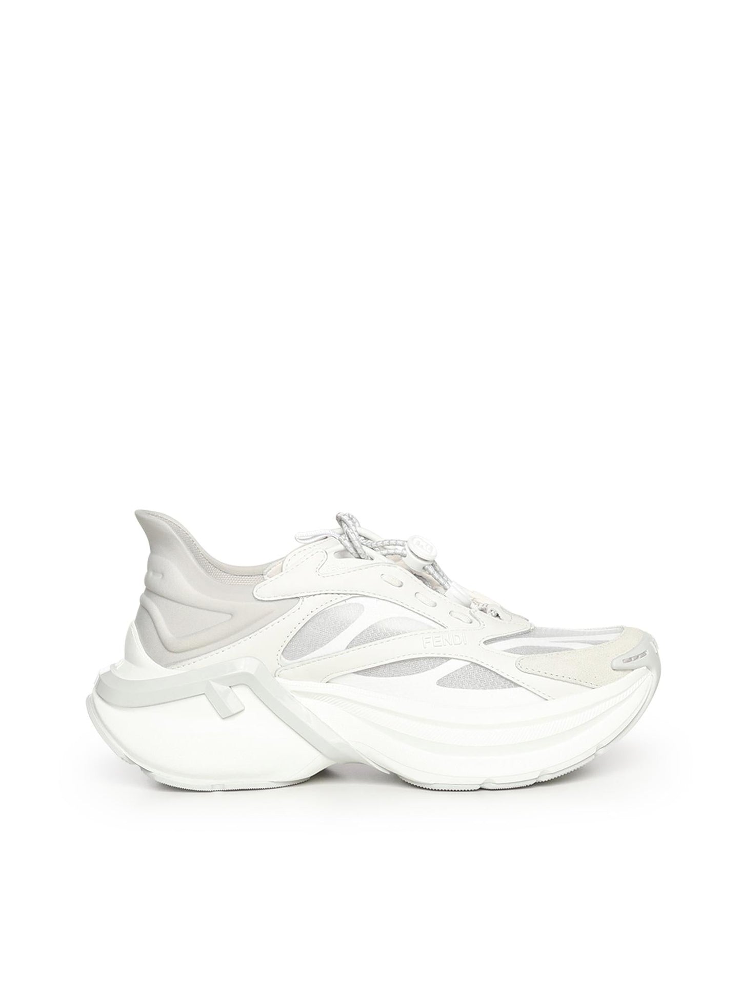 Sneaker Fendi F-Light in mesh e pelle