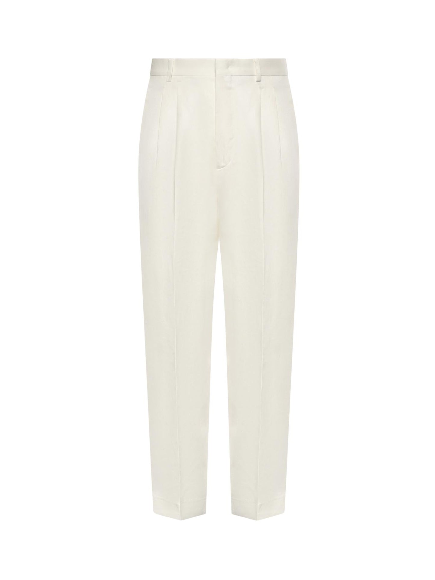 Pantaloni Mat in misto lana
