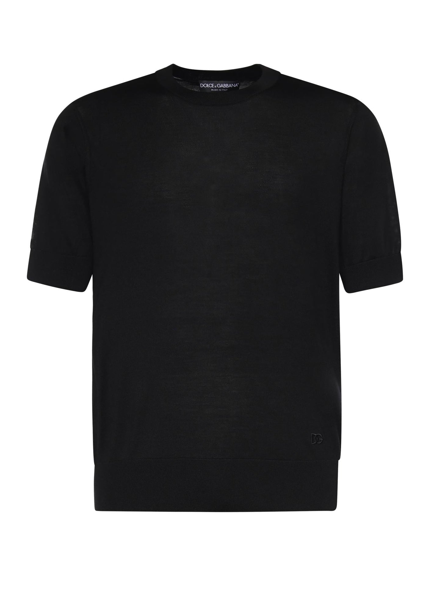Maglia girocollo in seta