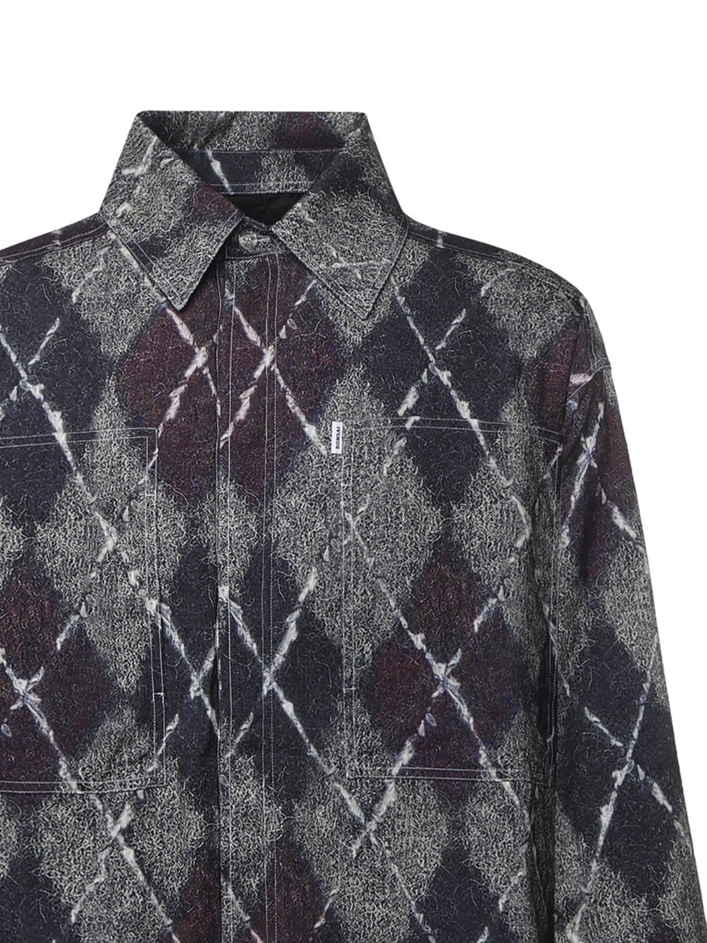 Camicia rombi in flanella