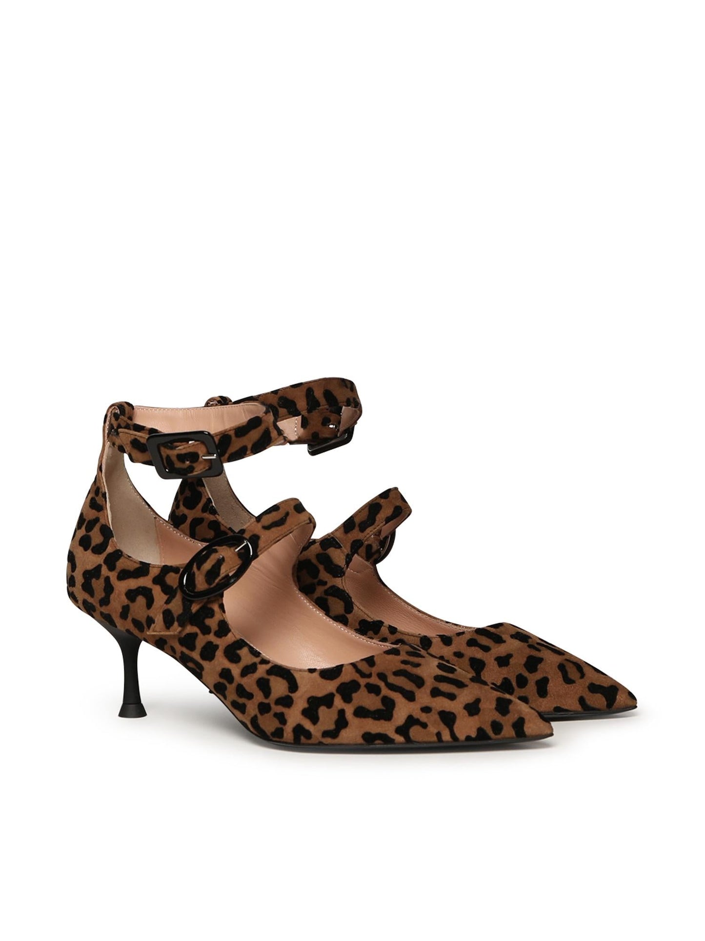 Pumps slingback Thalia in camoscio