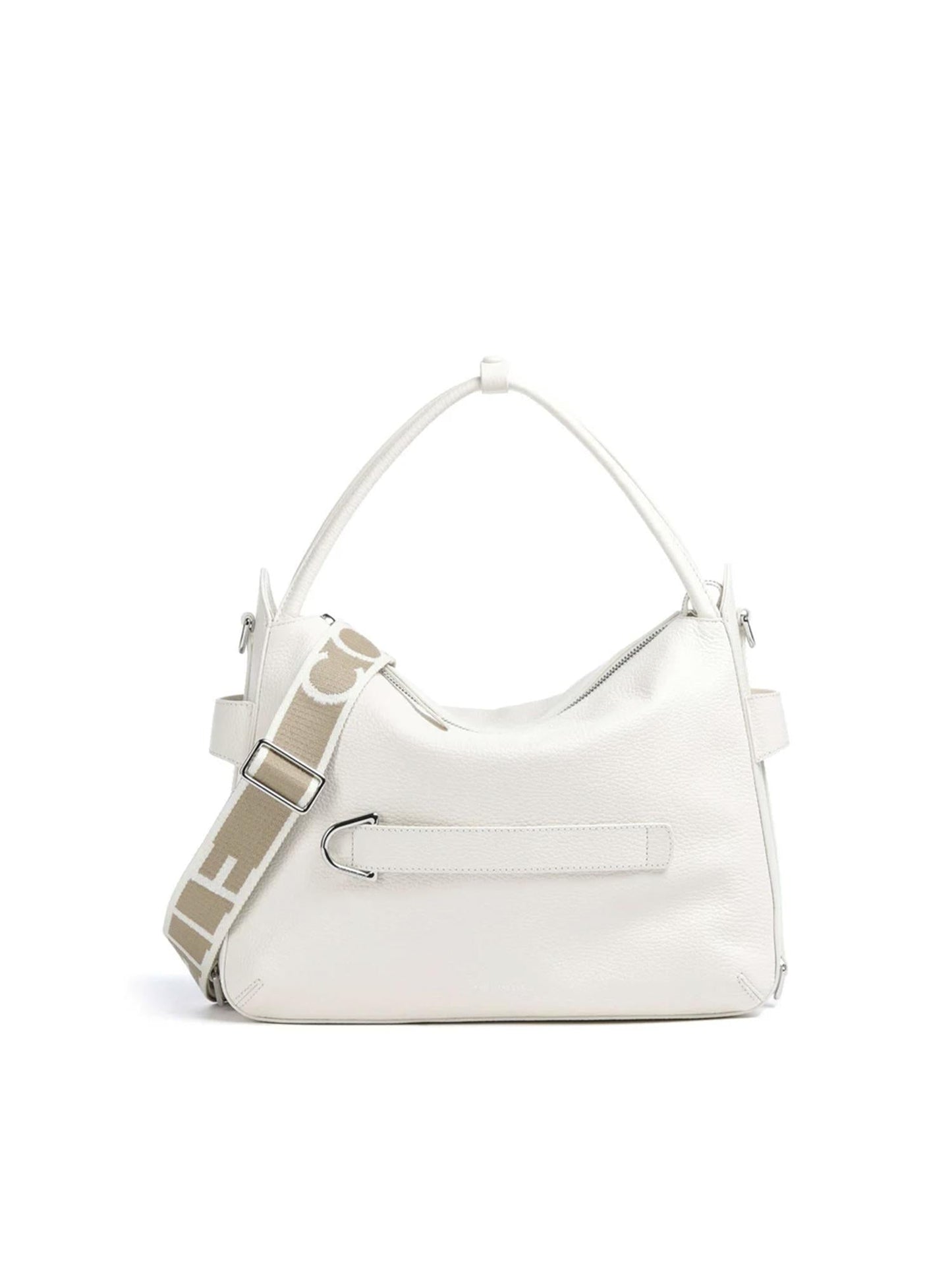 Borsa in pelle con logo