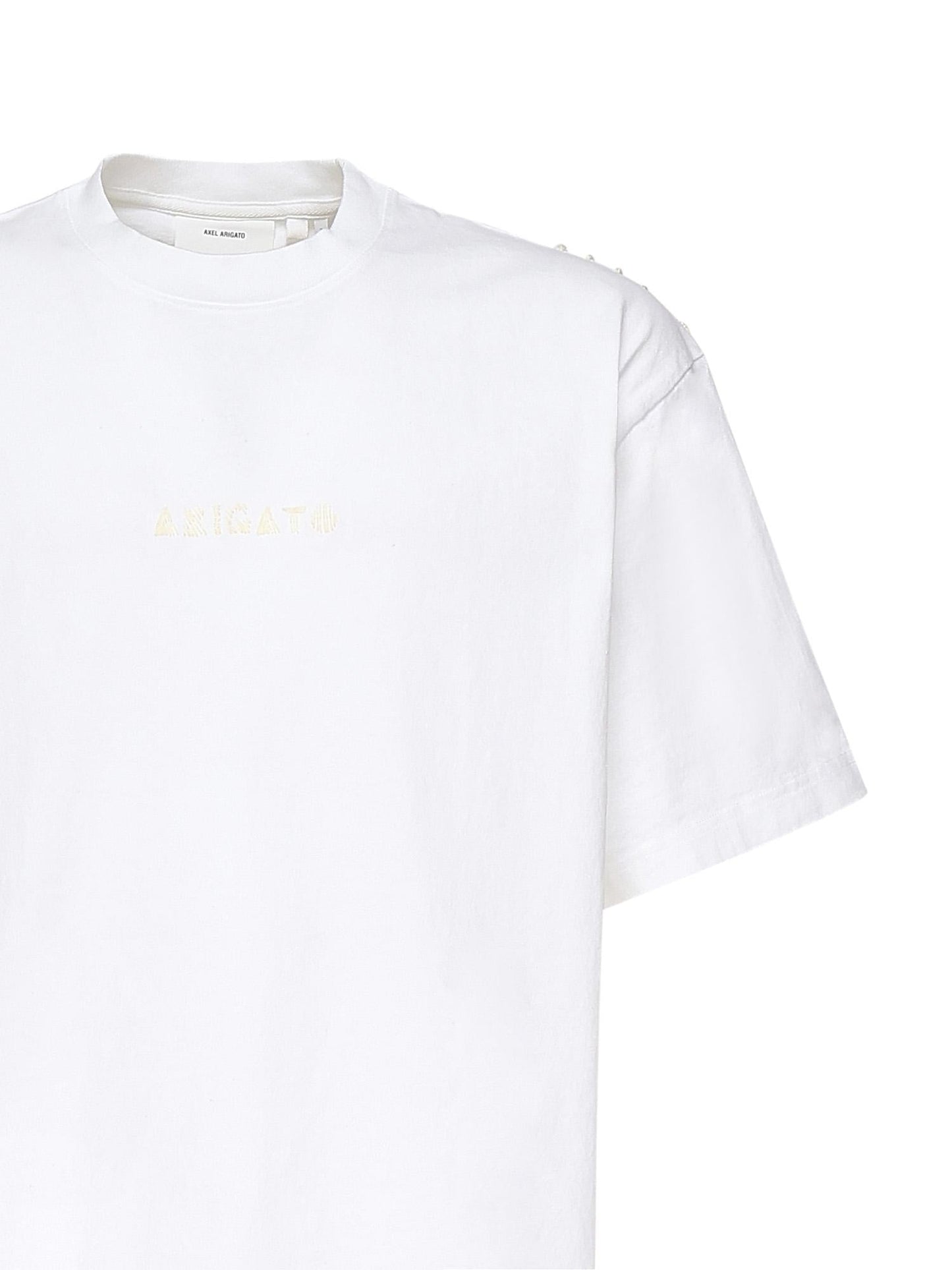 T-shirt con ricamo logo