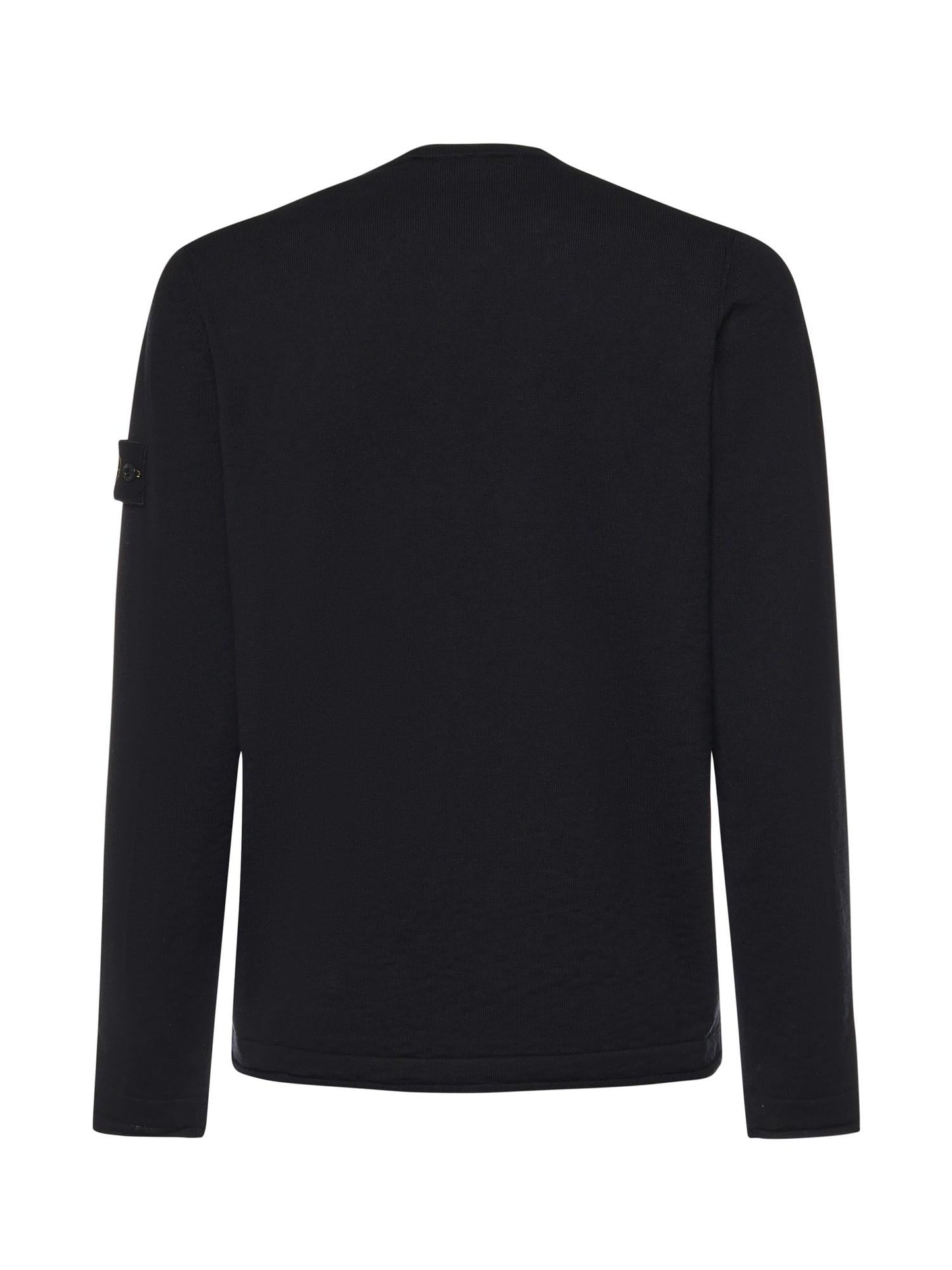 Maglione in cotone e nylon con logo