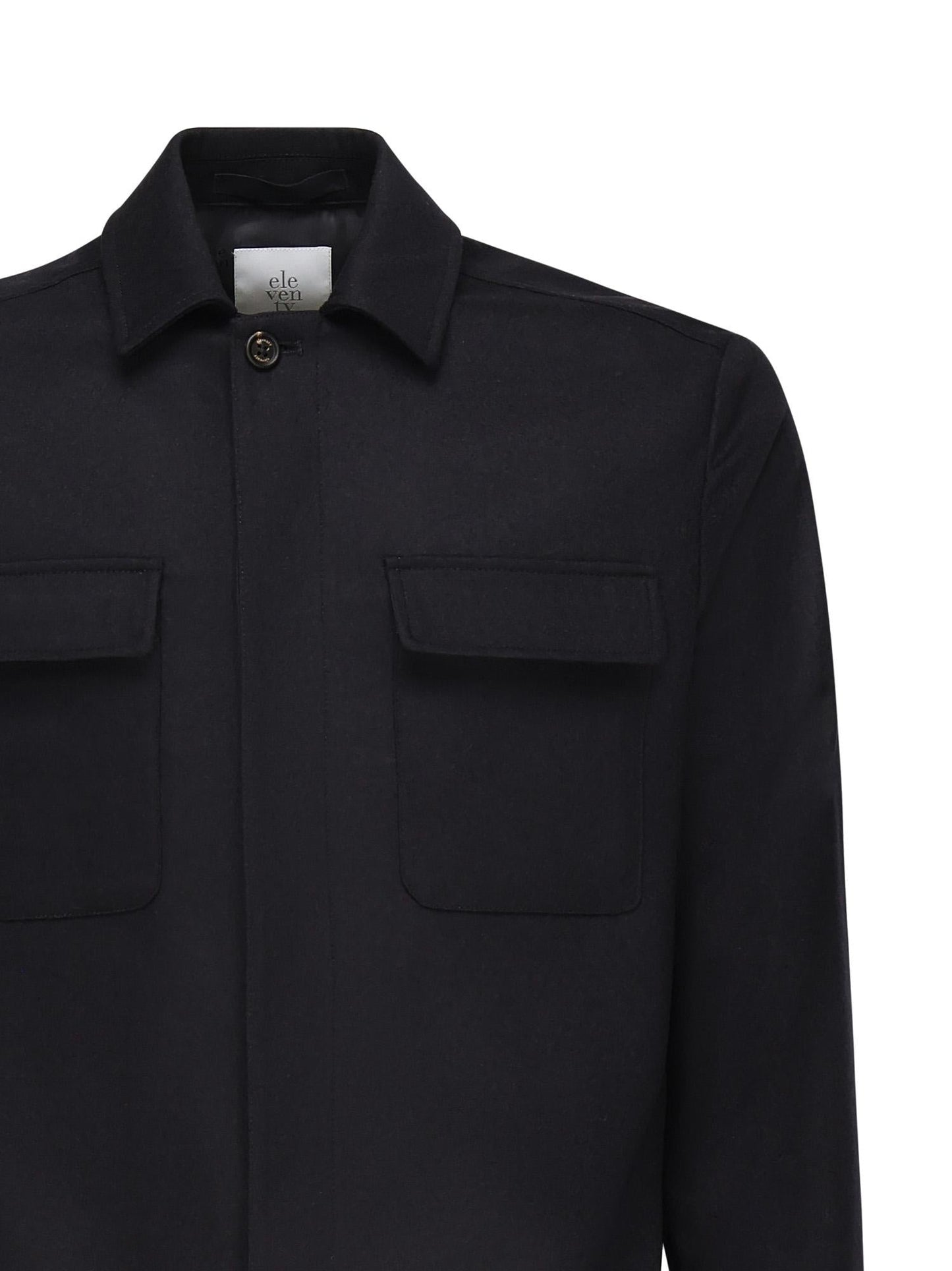 Overshirt in misto lana