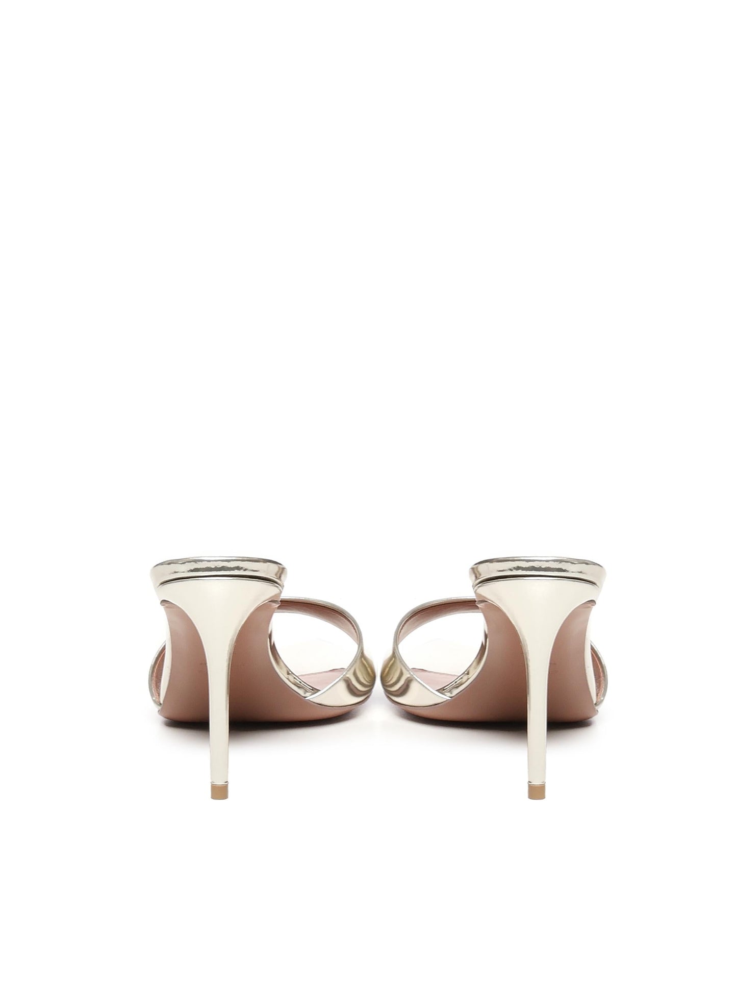 Mule Alixia in pelle specchiata