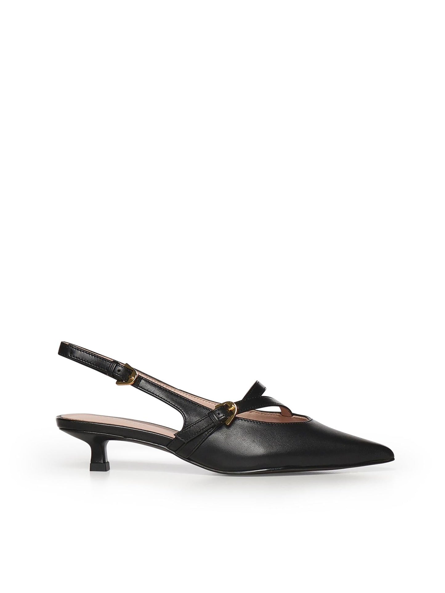 Slingback Ginko in pelle