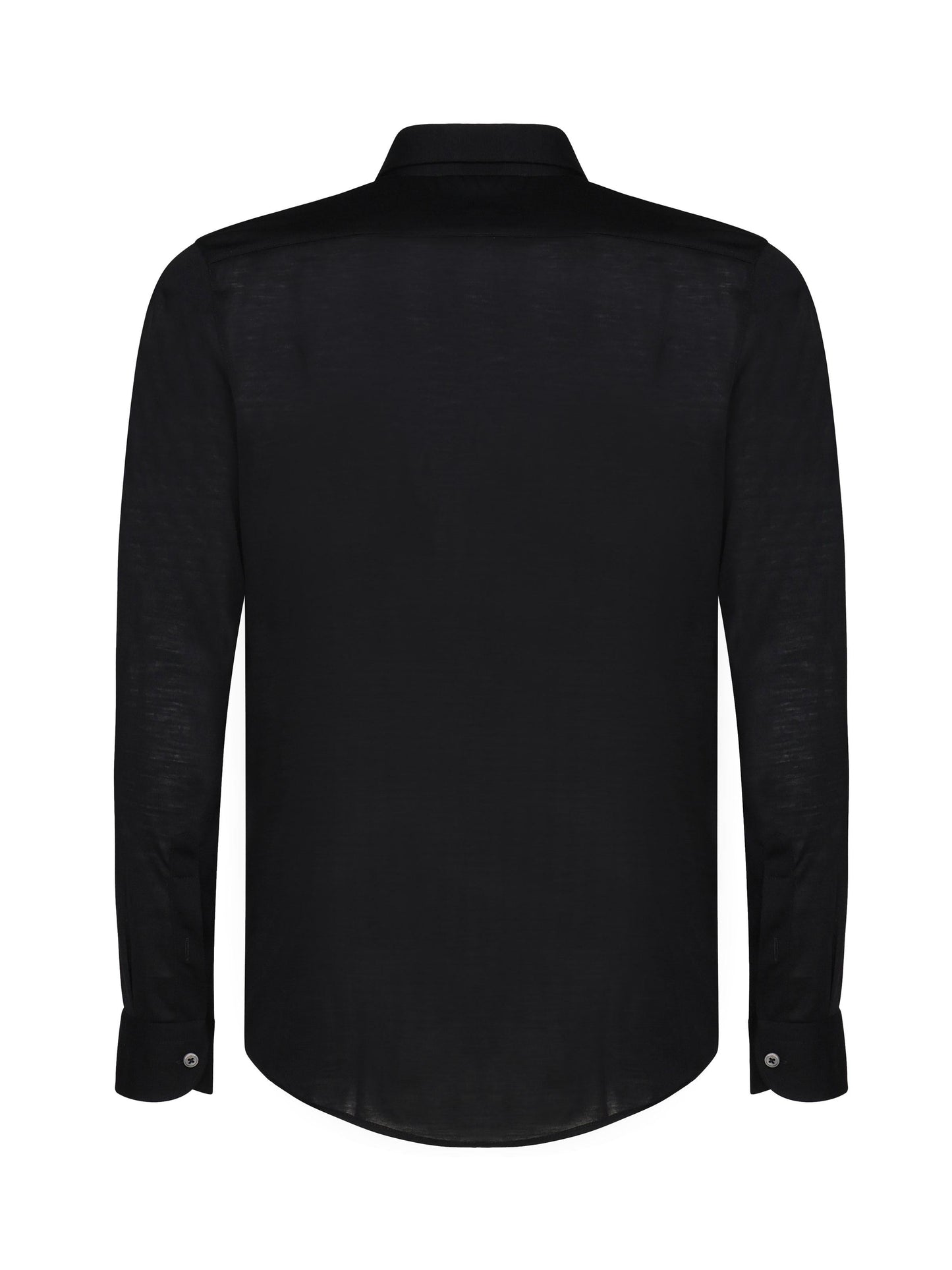 Polo camicia in lana vergine