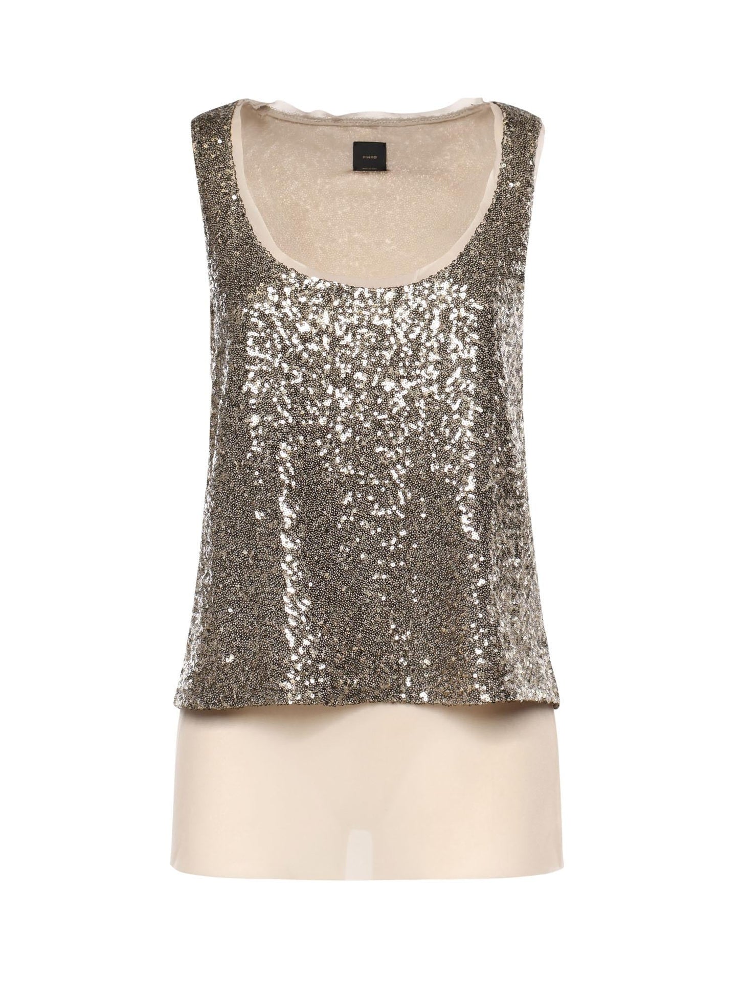 Canotta full paillettes