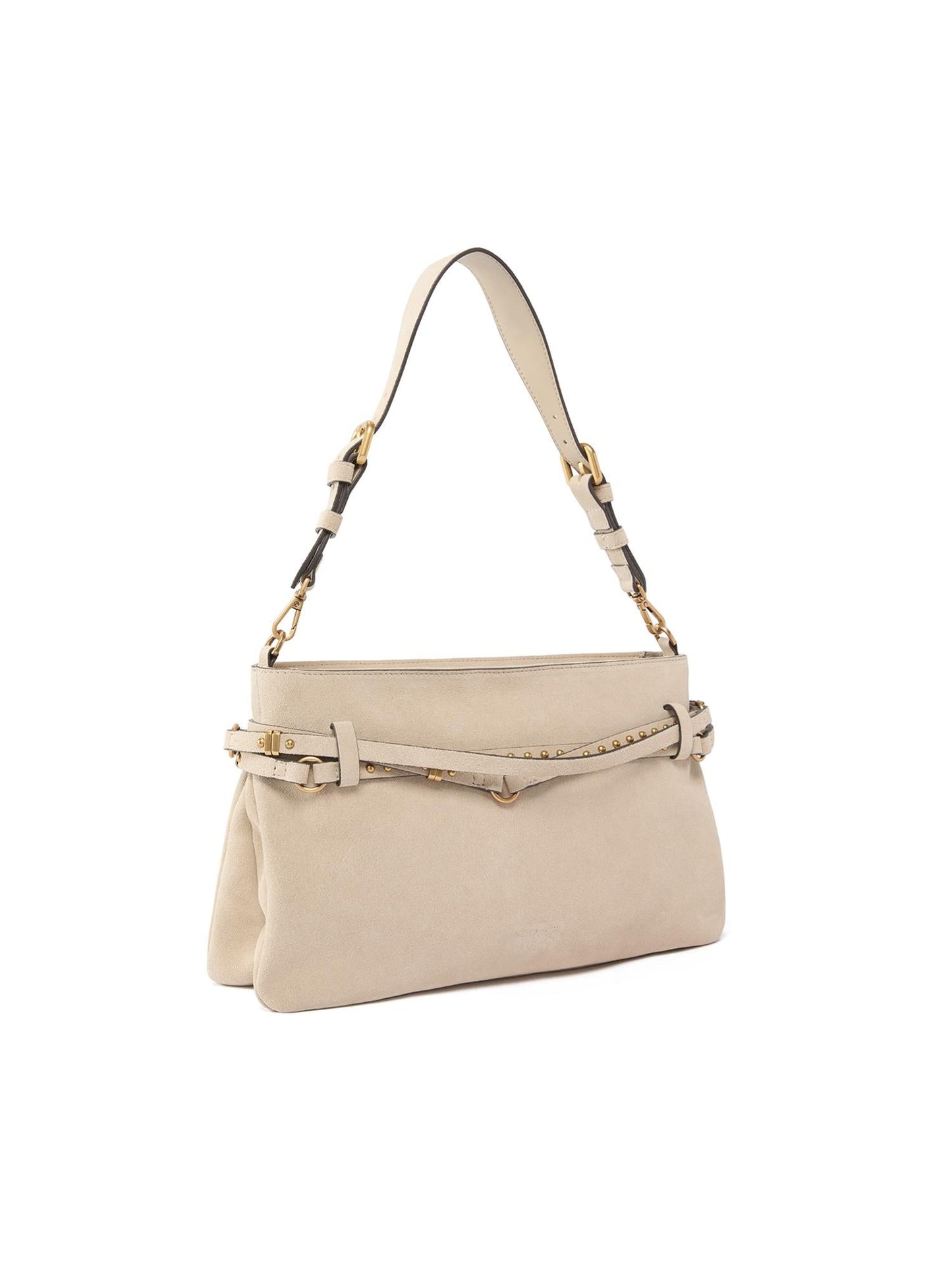 Borsa a spalla media Belt Bag in suede