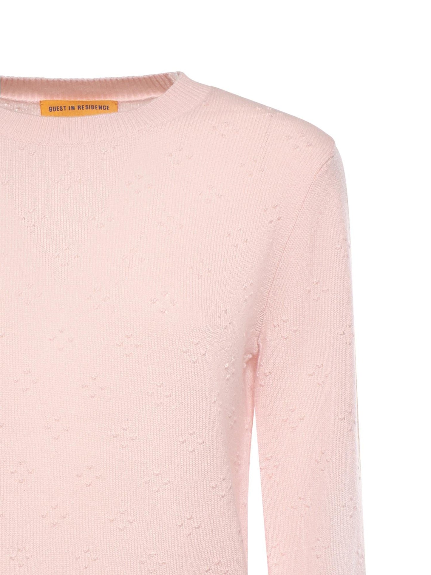 Maglione Compass Shrunken Crew in cashmere