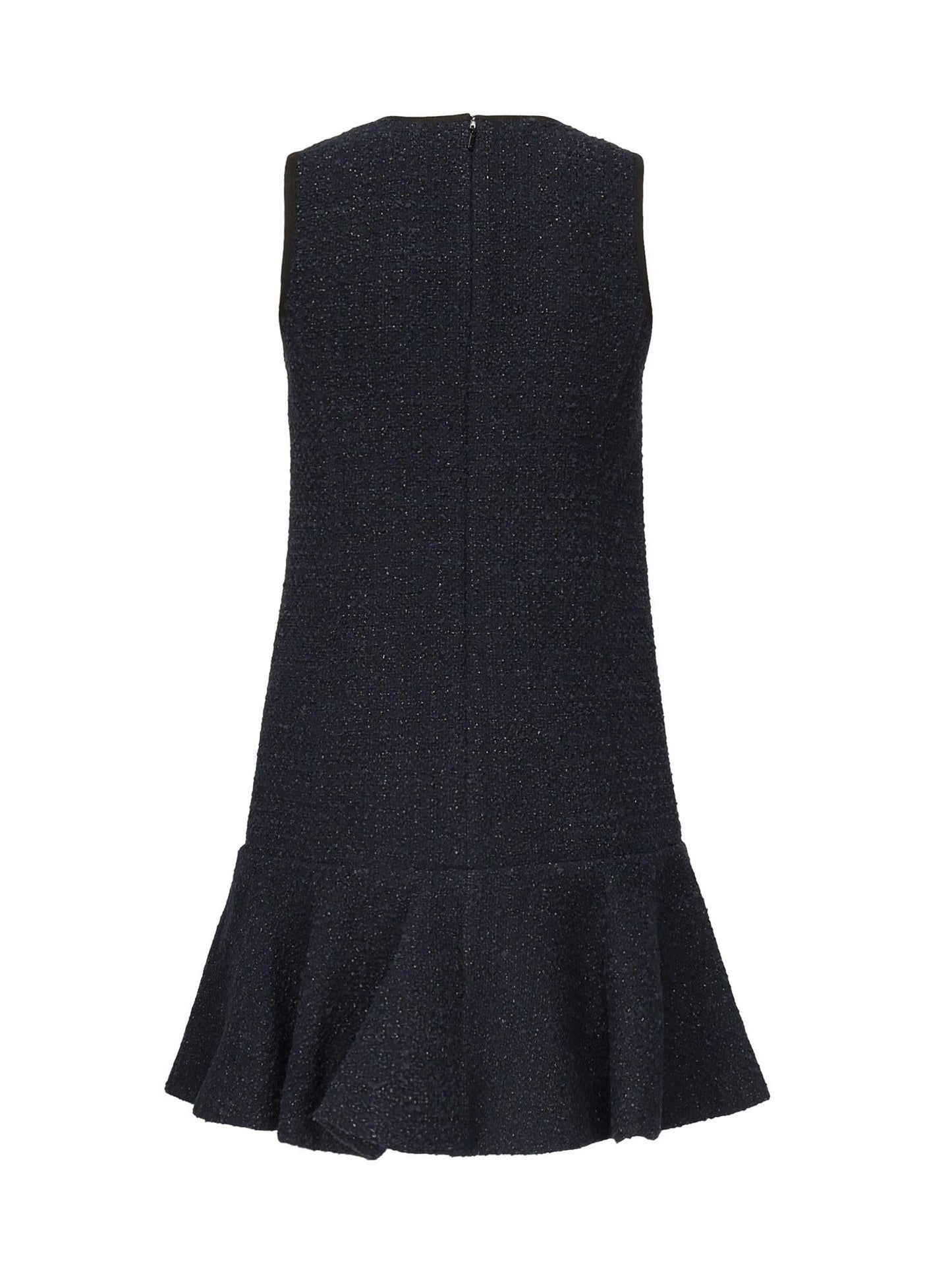 Abito smanicato in tweed