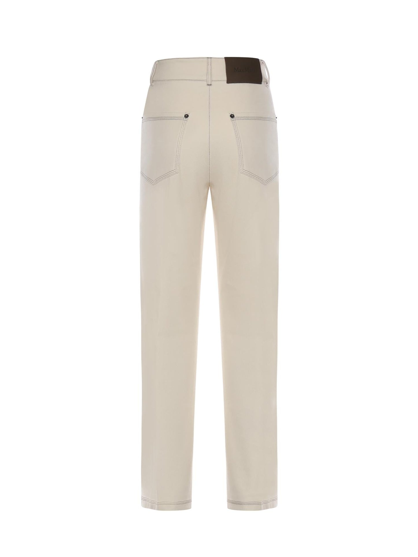 Pantalone in jersey effetto denim