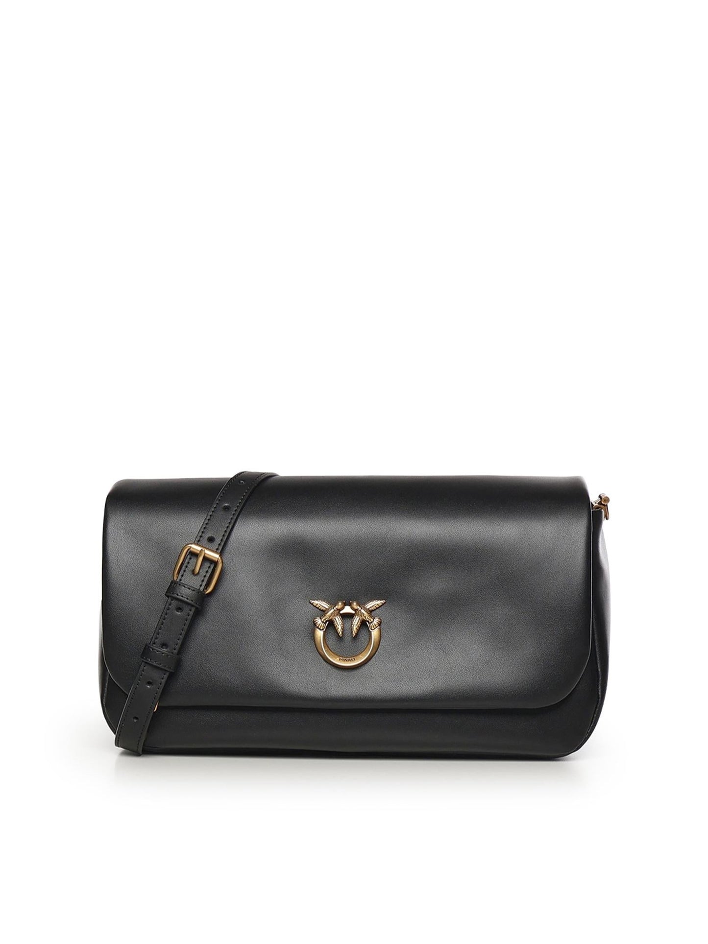Borsa a tracolla Love Bag Click Soft Horizontal Handle in pelle