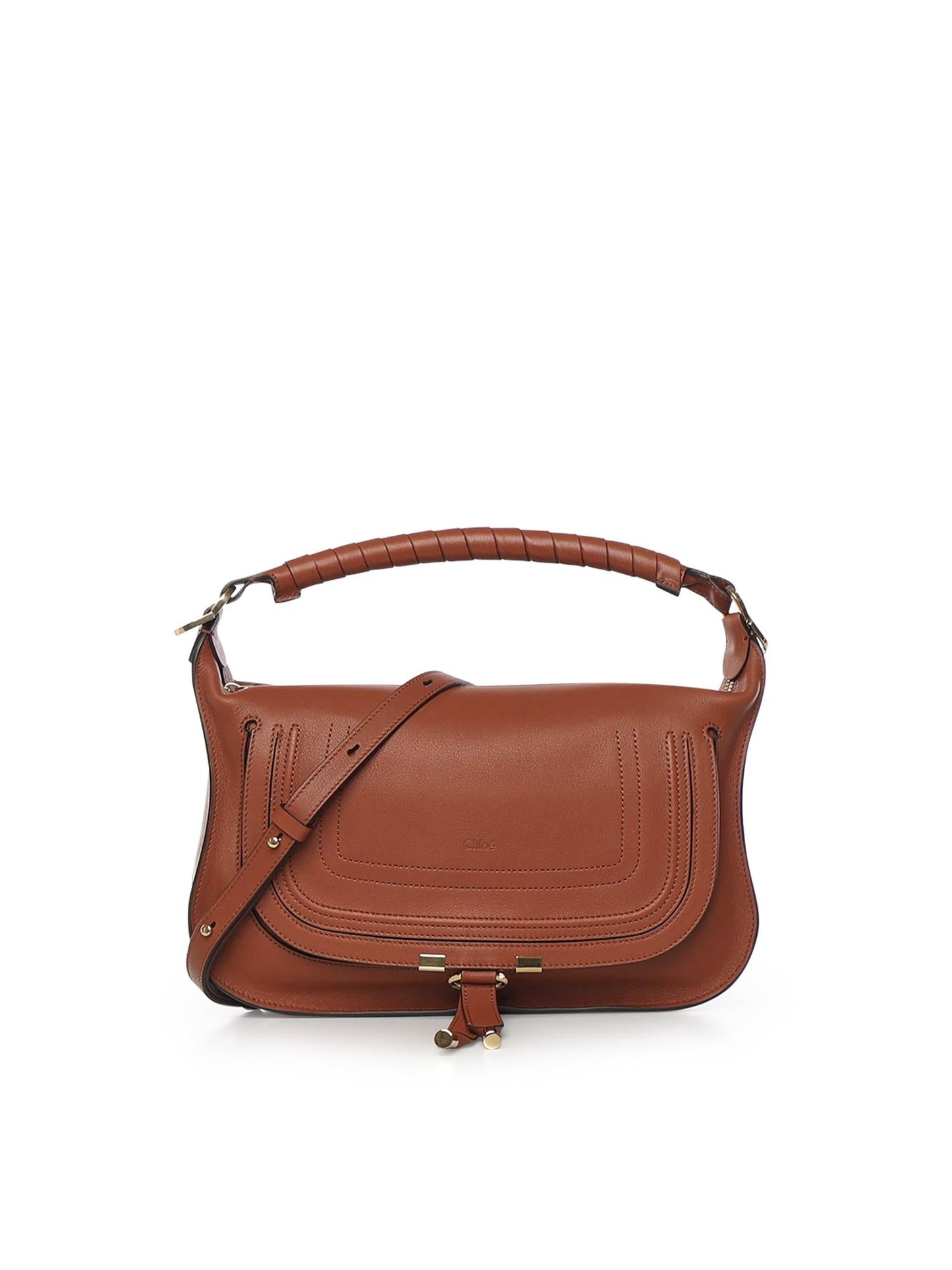 Borsa a spalla Marcie piccola in pelle