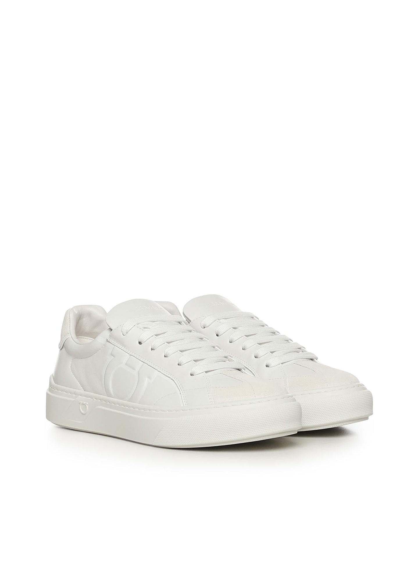 Sneaker Gancini in pelle