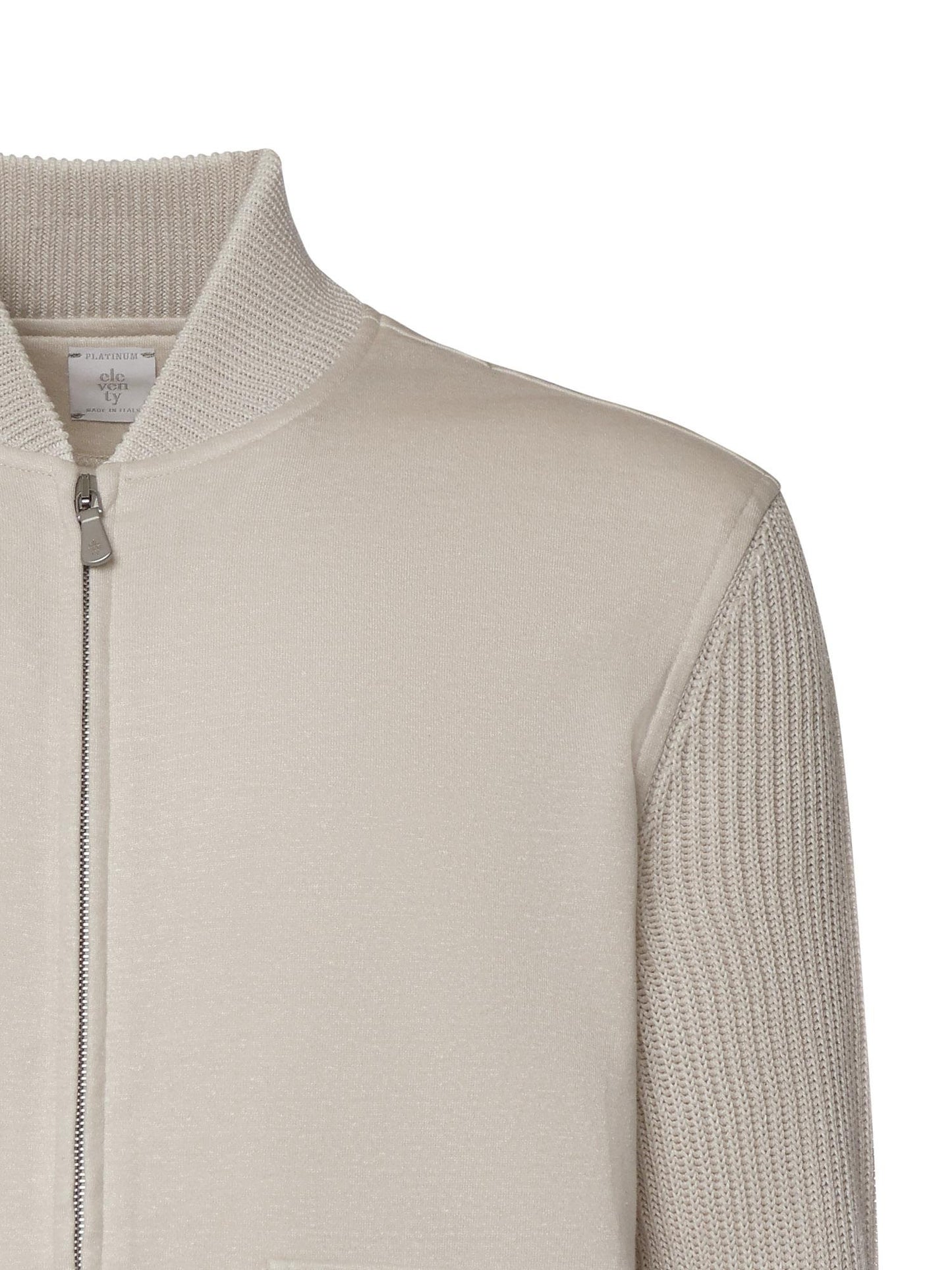 Bomber in cotone e lino