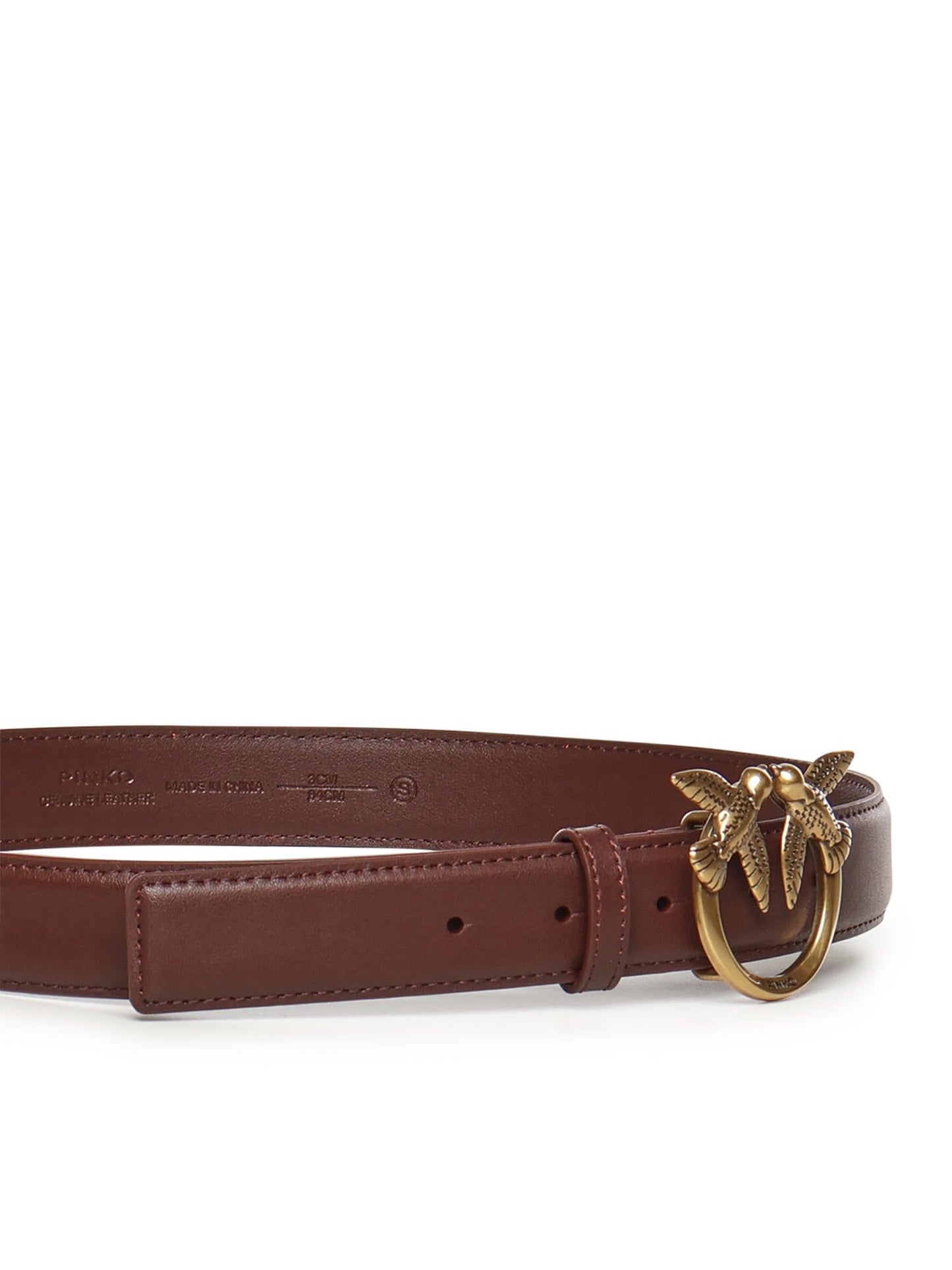 Cintura Love Birds in pelle